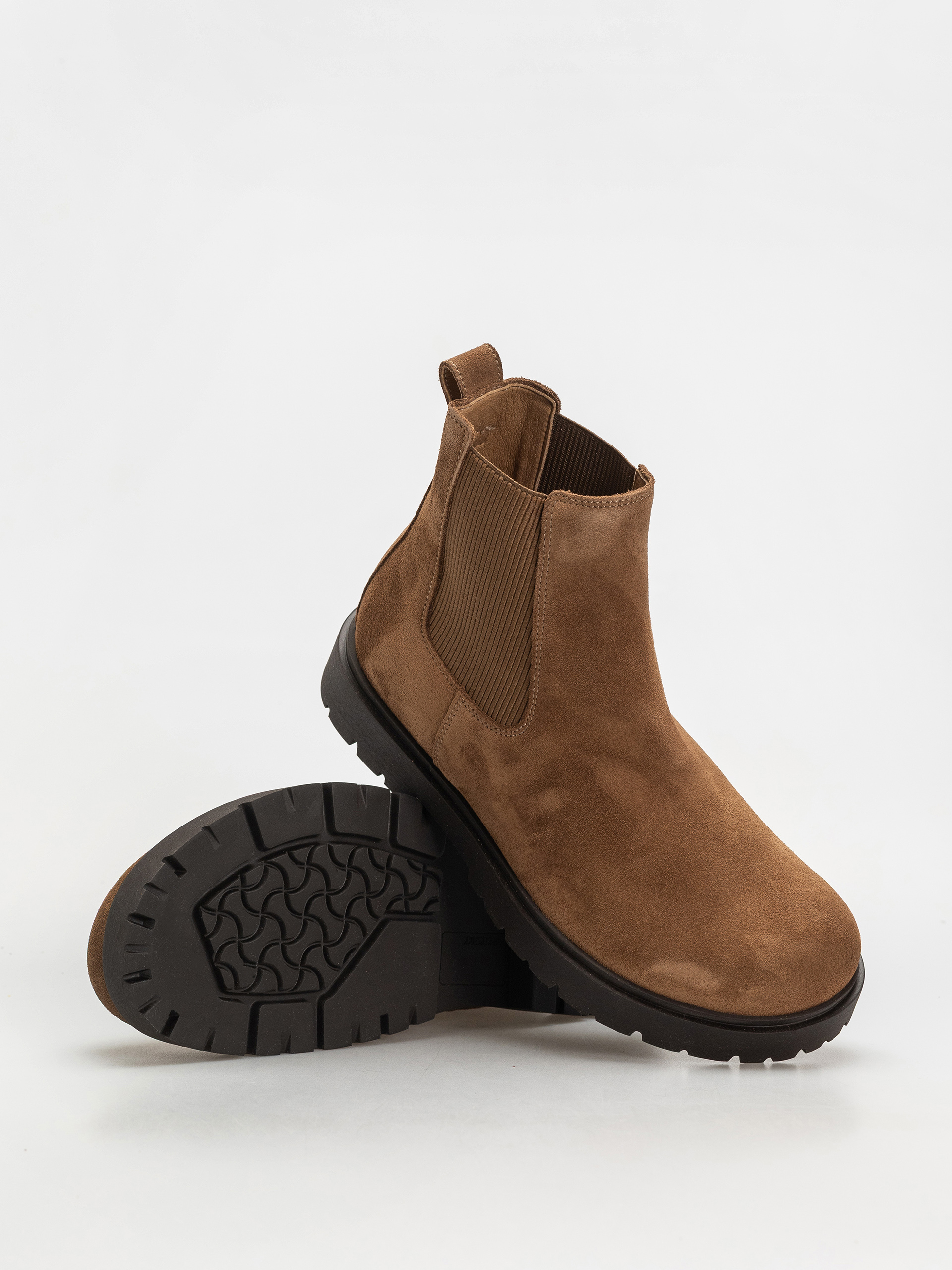 Topánky Birkenstock Highwood Slip On Suede Leather Regular (dark tea)