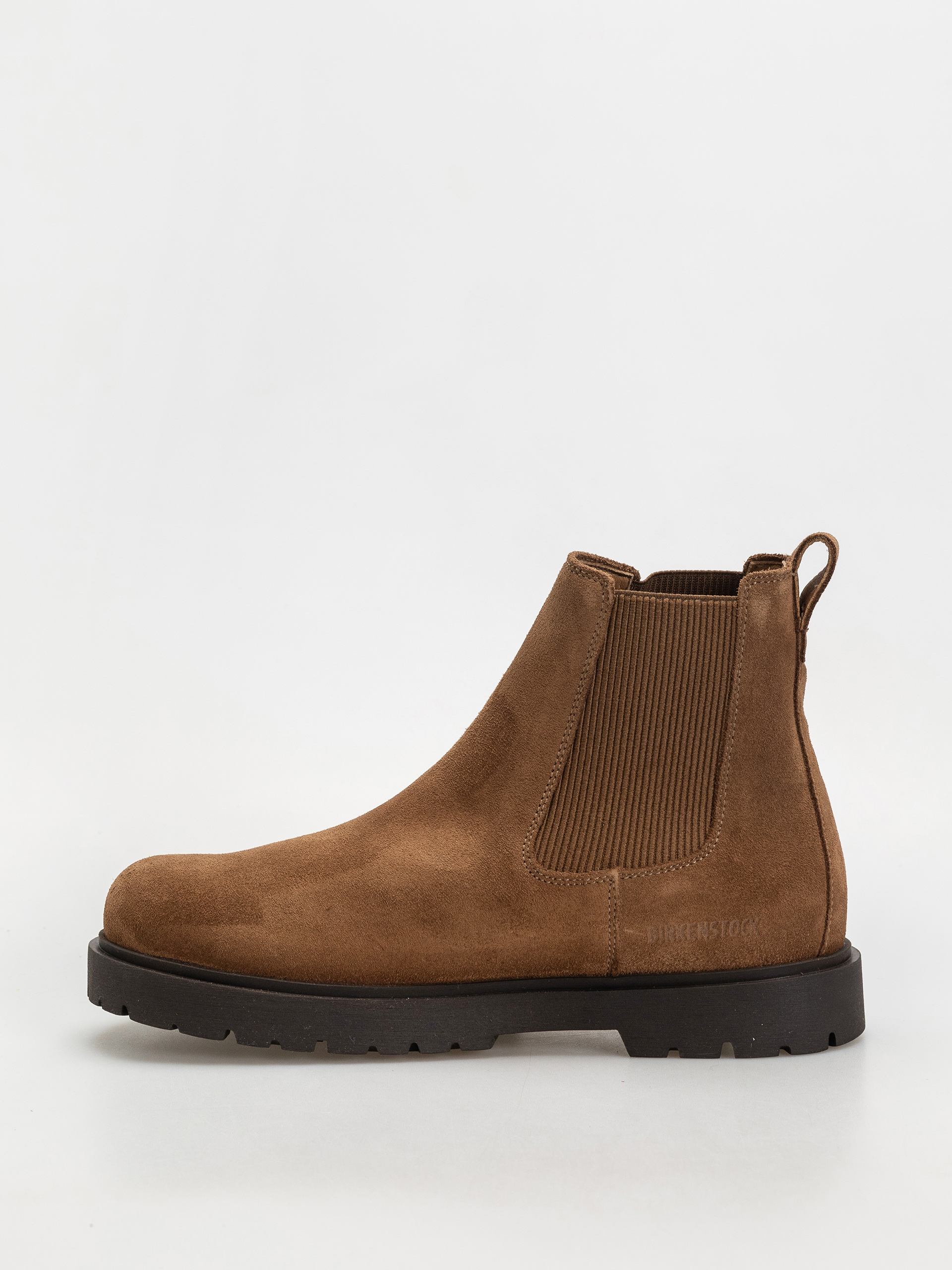Topánky Birkenstock Highwood Slip On Suede Leather Regular (dark tea)