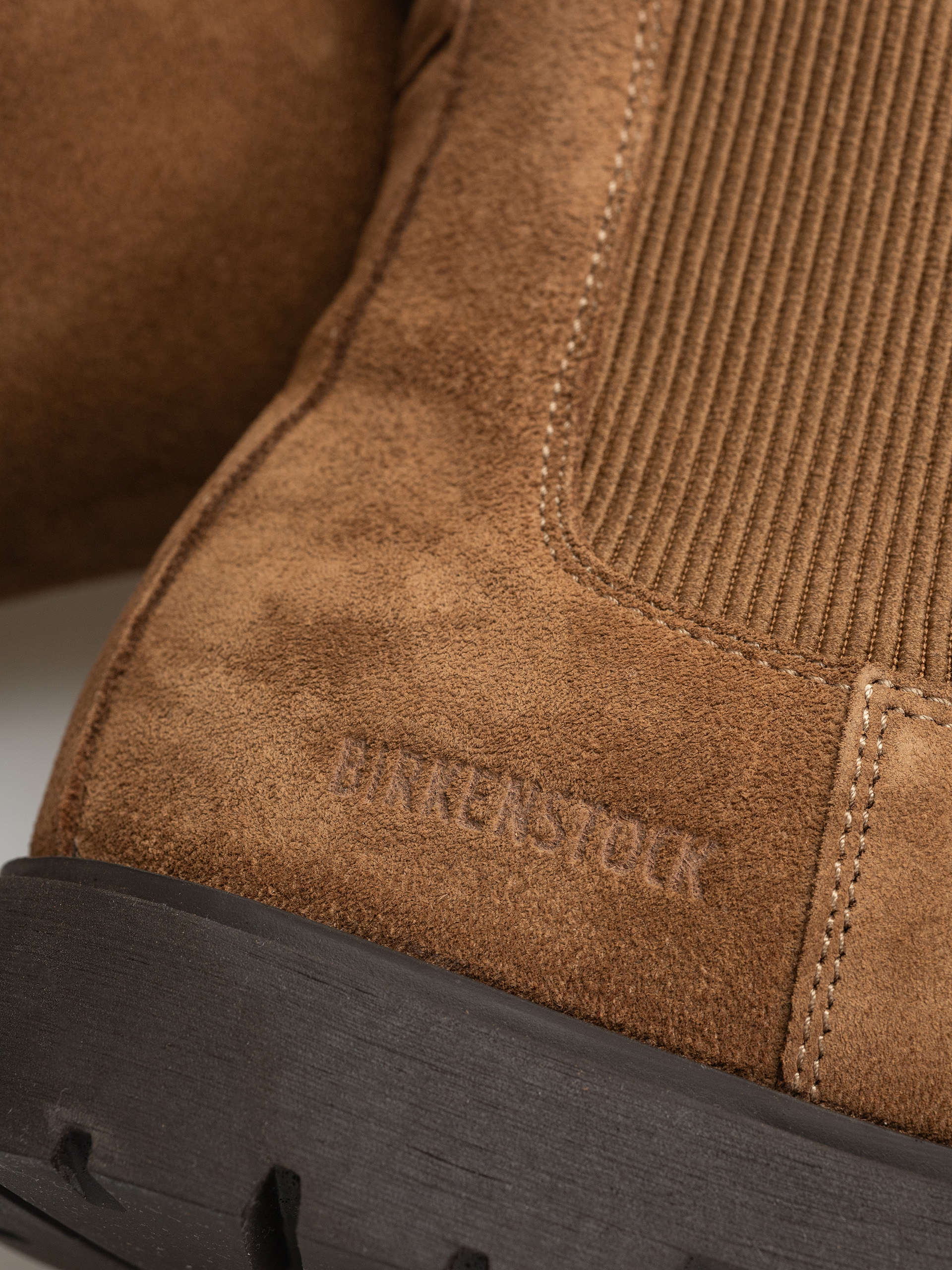 Topánky Birkenstock Highwood Slip On Suede Leather Regular (dark tea)