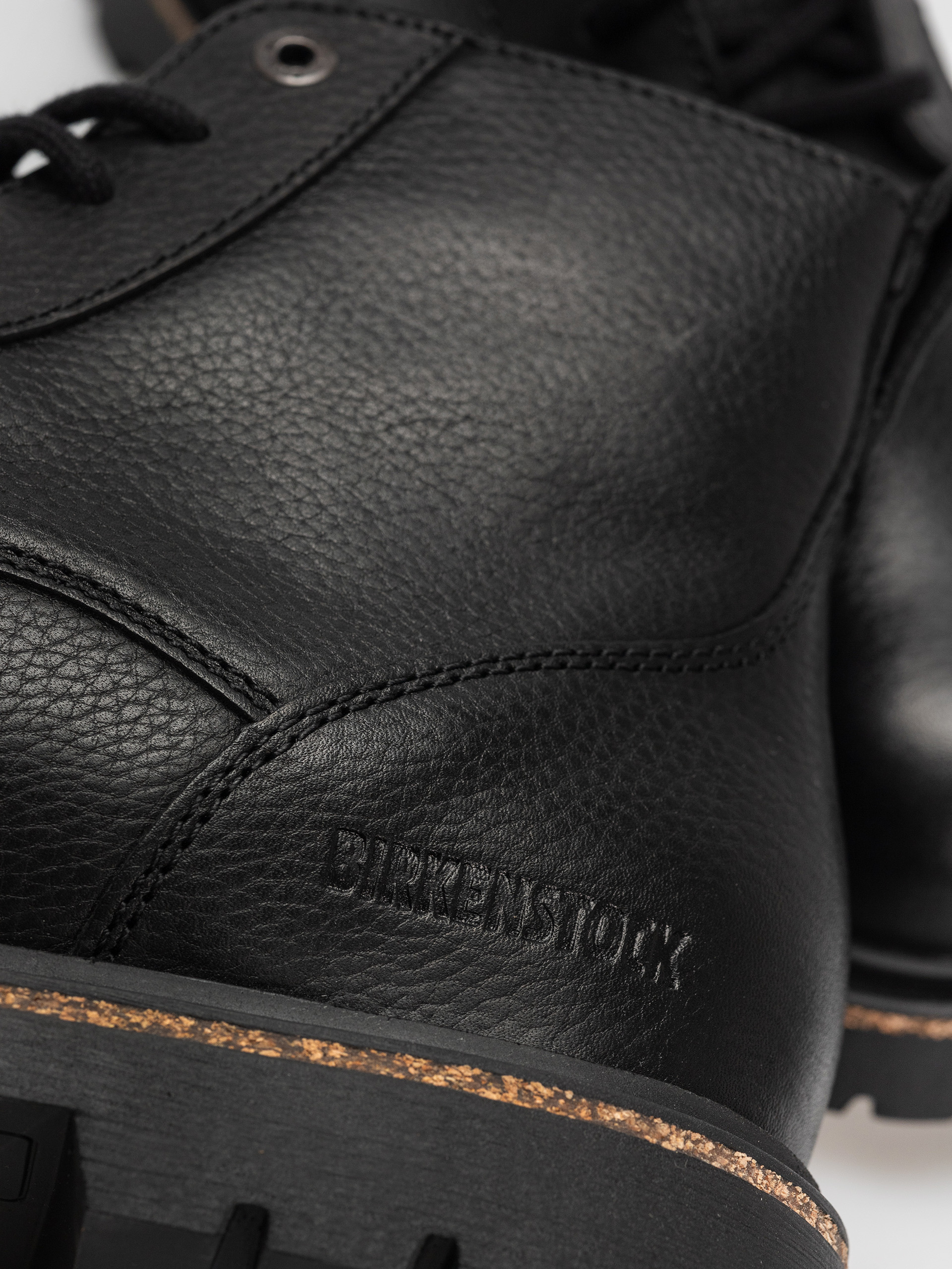 Topánky Birkenstock Highwood Lace Mid Natural Leather Regular (black)