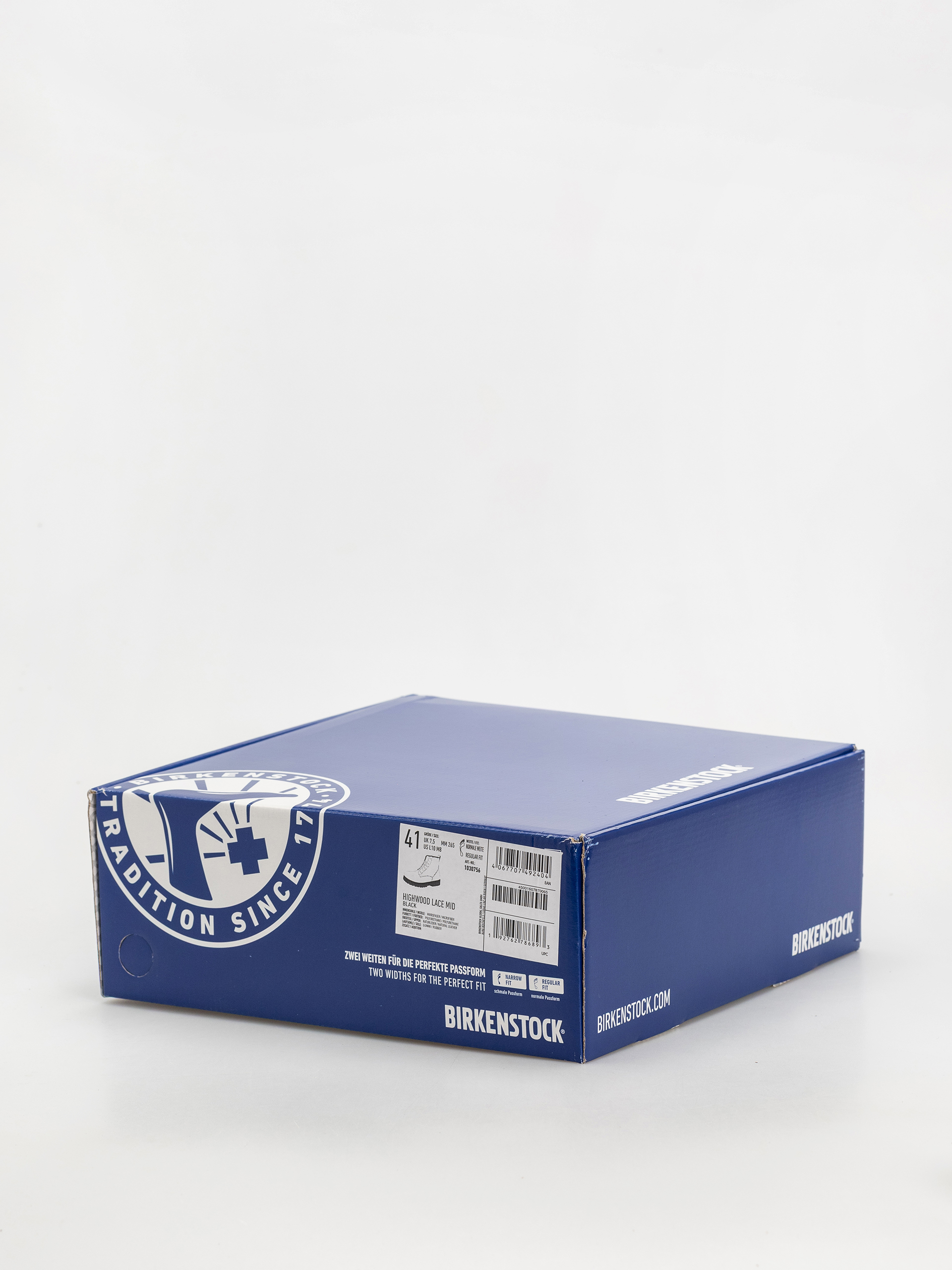 Topánky Birkenstock Highwood Lace Mid Natural Leather Regular (black)