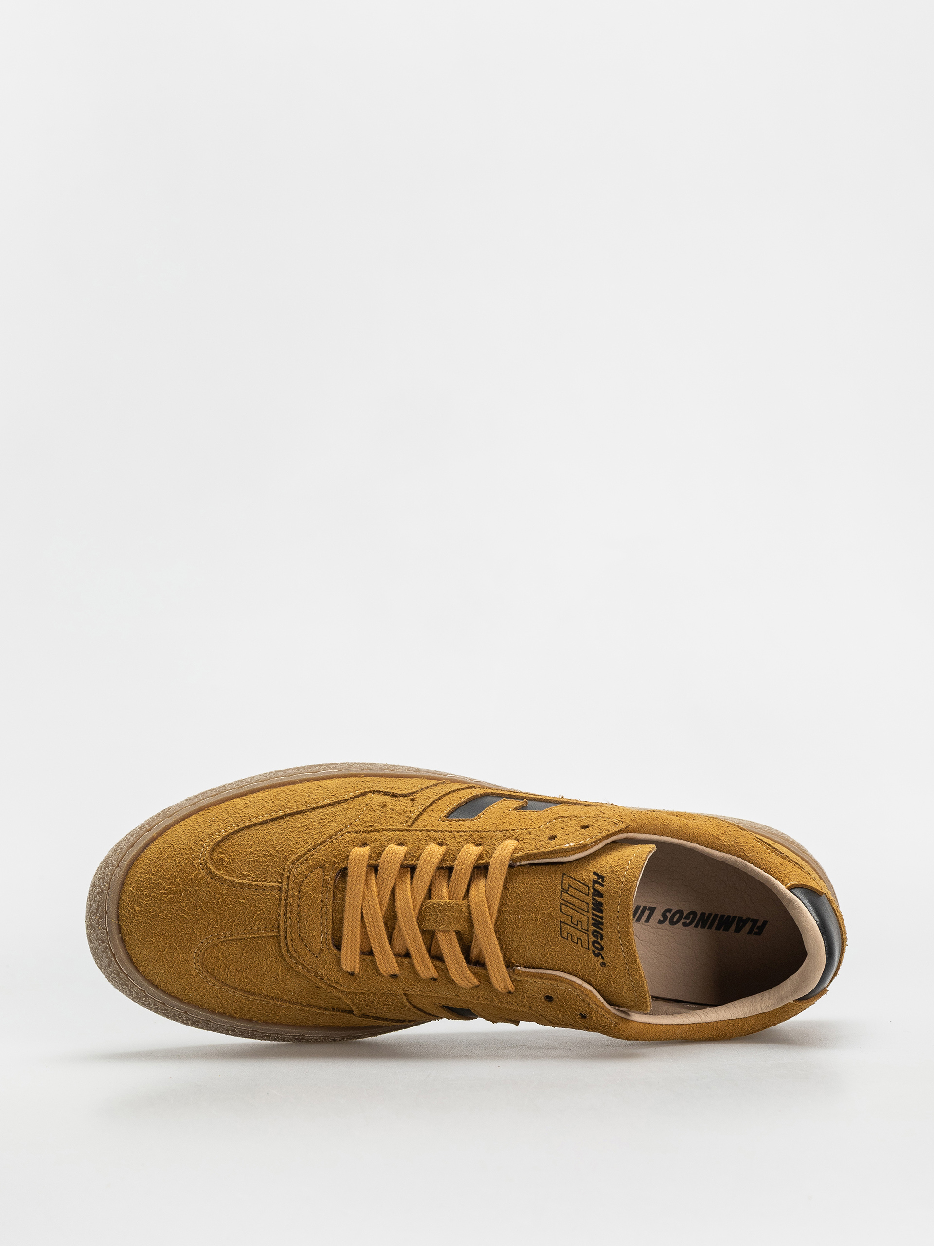 Topánky Flamingos Life Burela Bold (hairy suede curry)