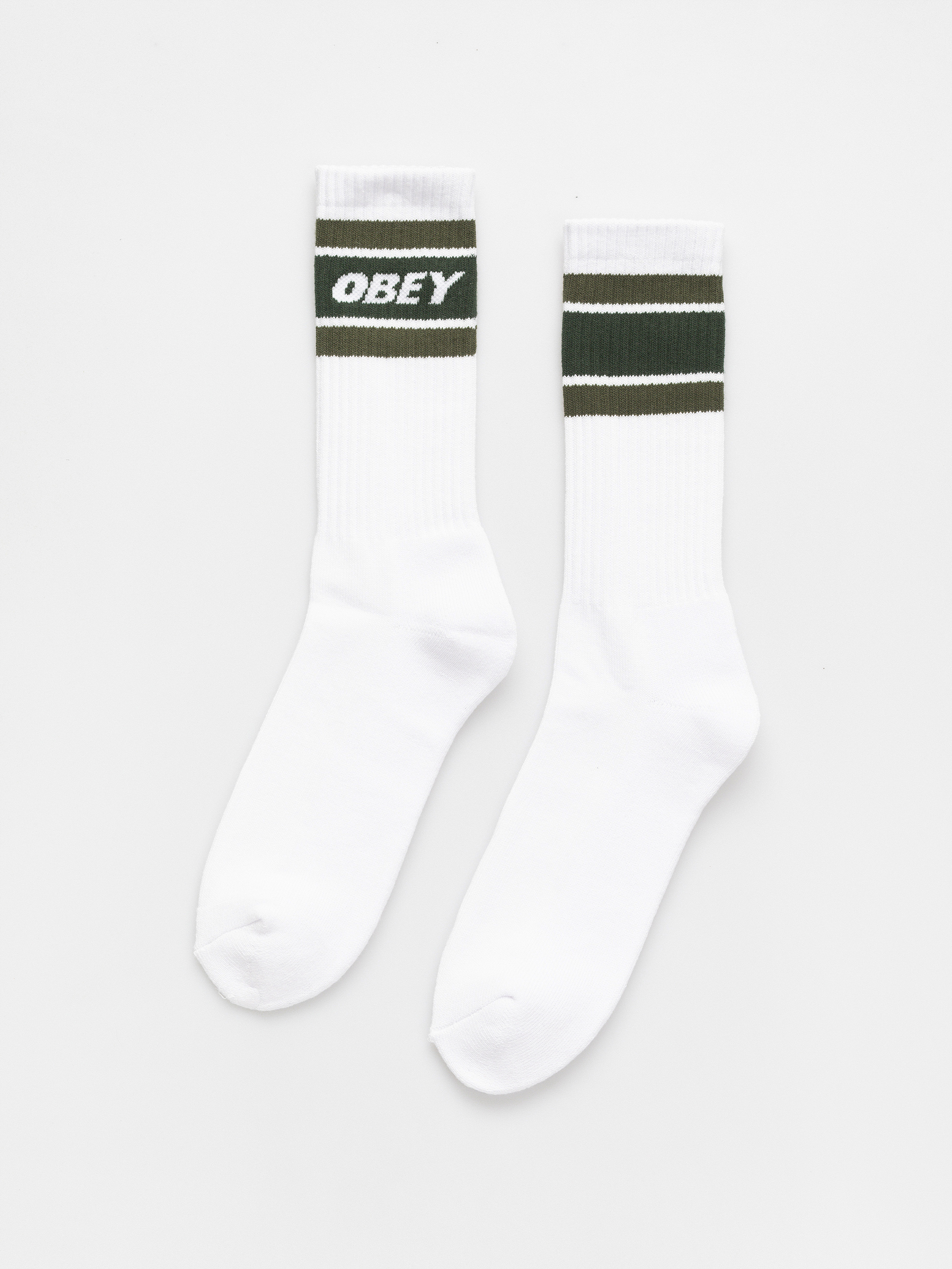 Ponožky OBEY Cooper II (white / kombu green)
