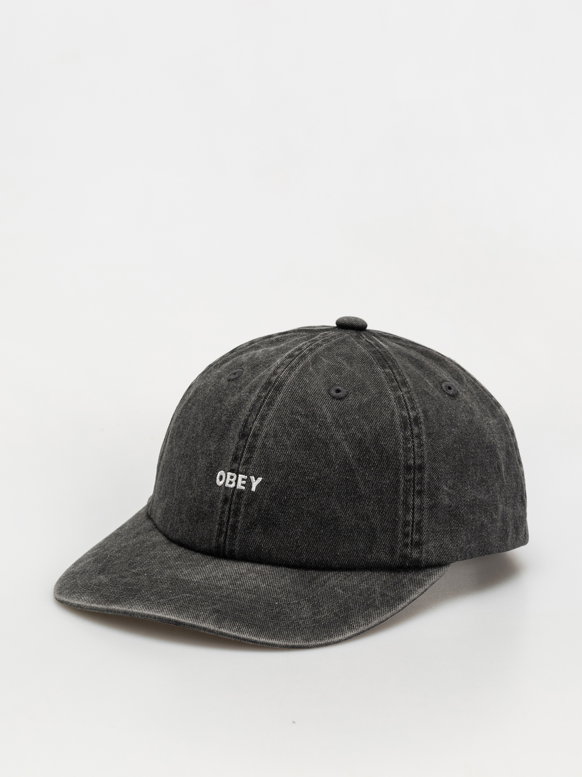u0160iltovka OBEY Pigment Bold 6 Panel Strapback (pigment black)