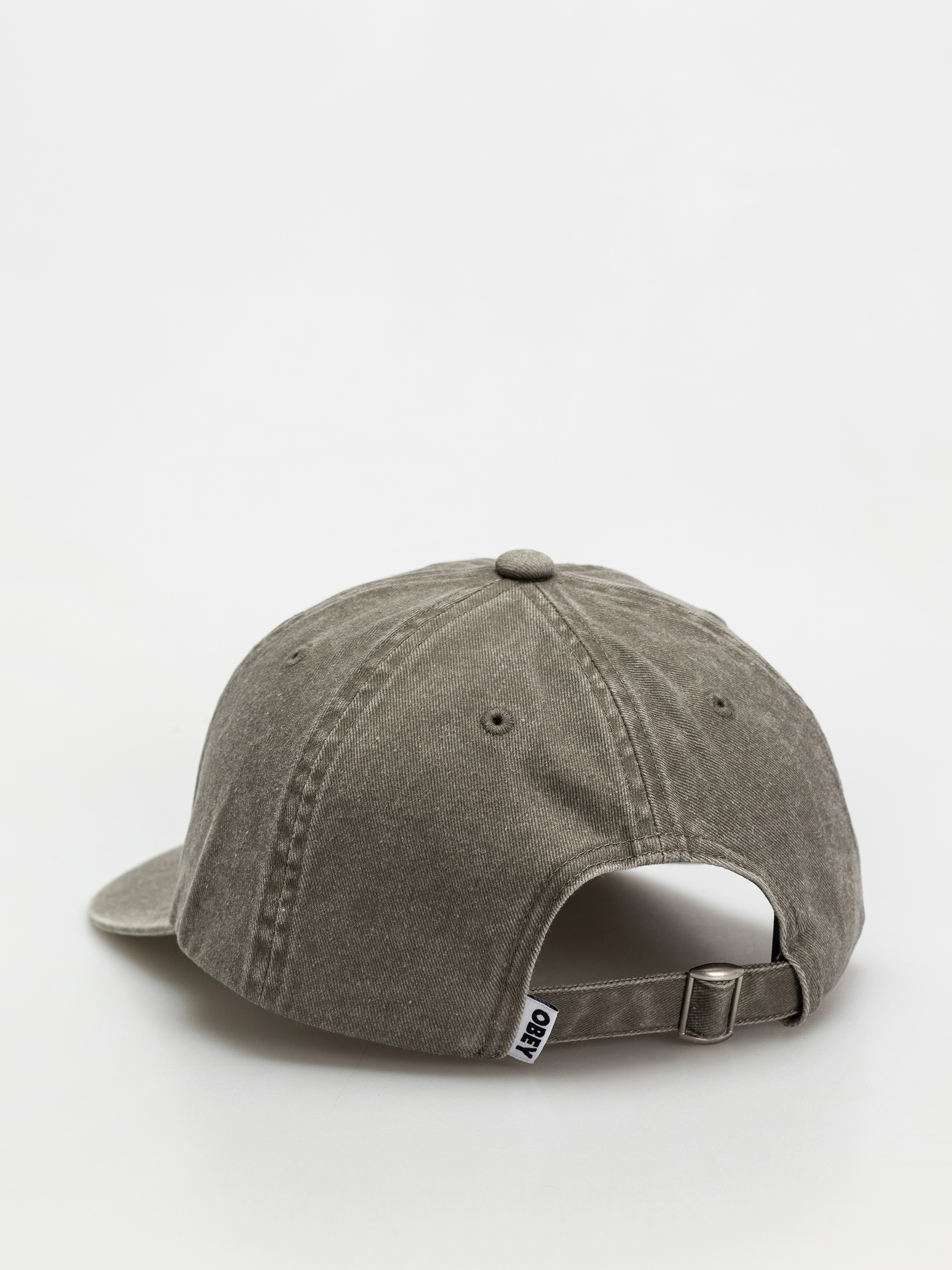 Šiltovka OBEY Pigment Bold 6 Panel Strapback (pigment olive)
