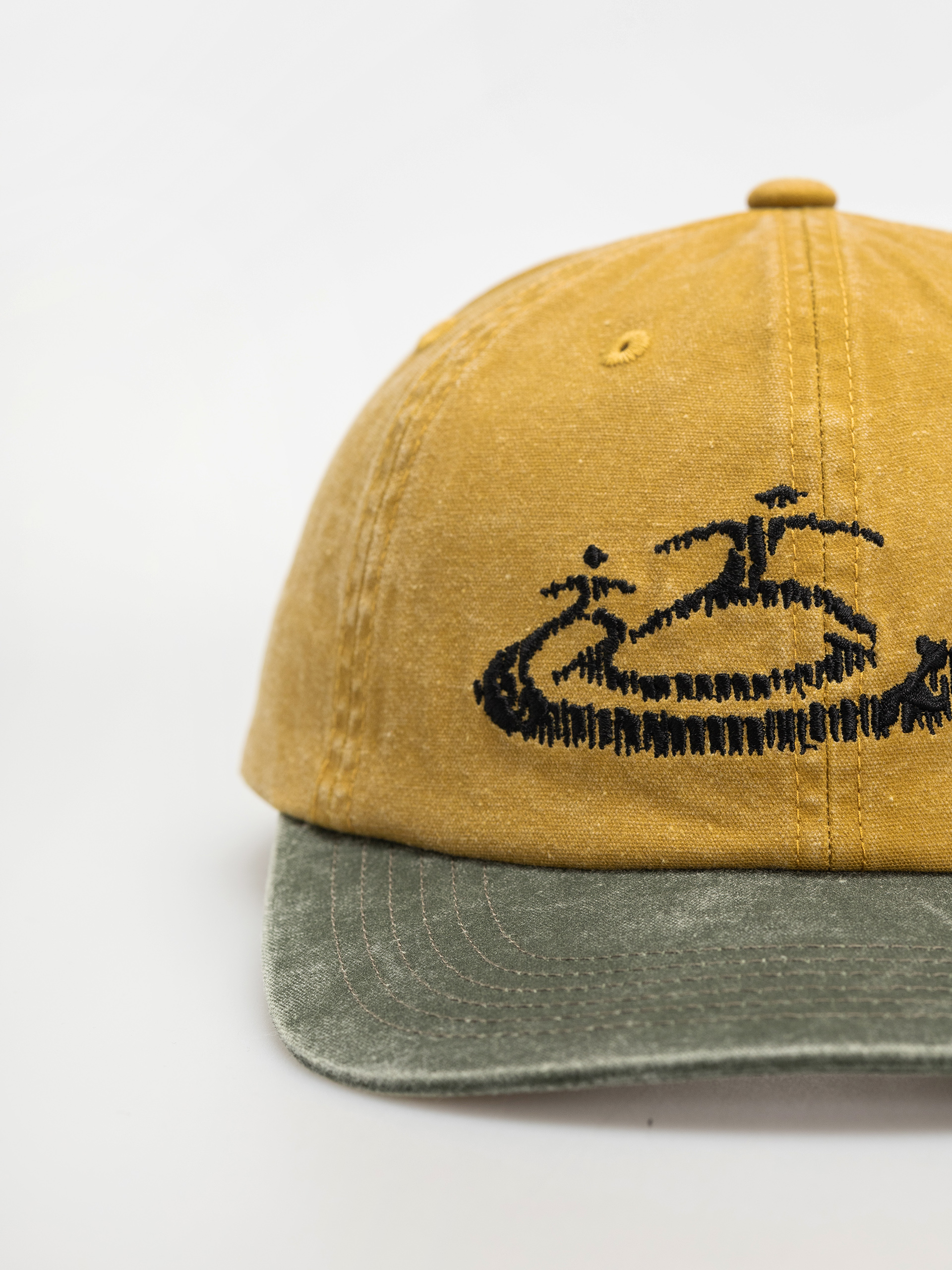 Šiltovka OBEY Pigment Obey Corp 6 Pnl Velcro (pigment mustard multi)