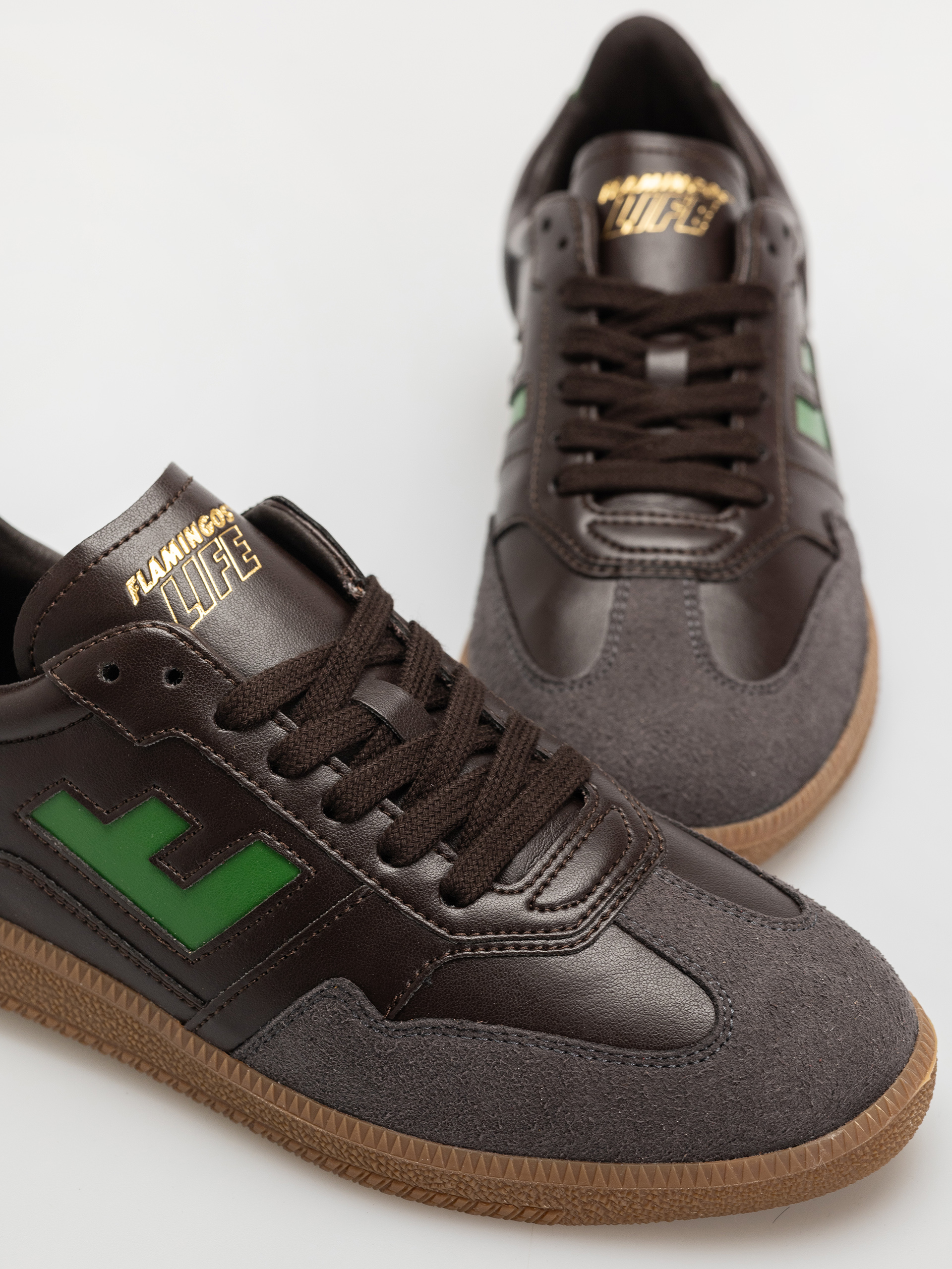 Topánky Flamingos Life Burela Slim (brown moss)