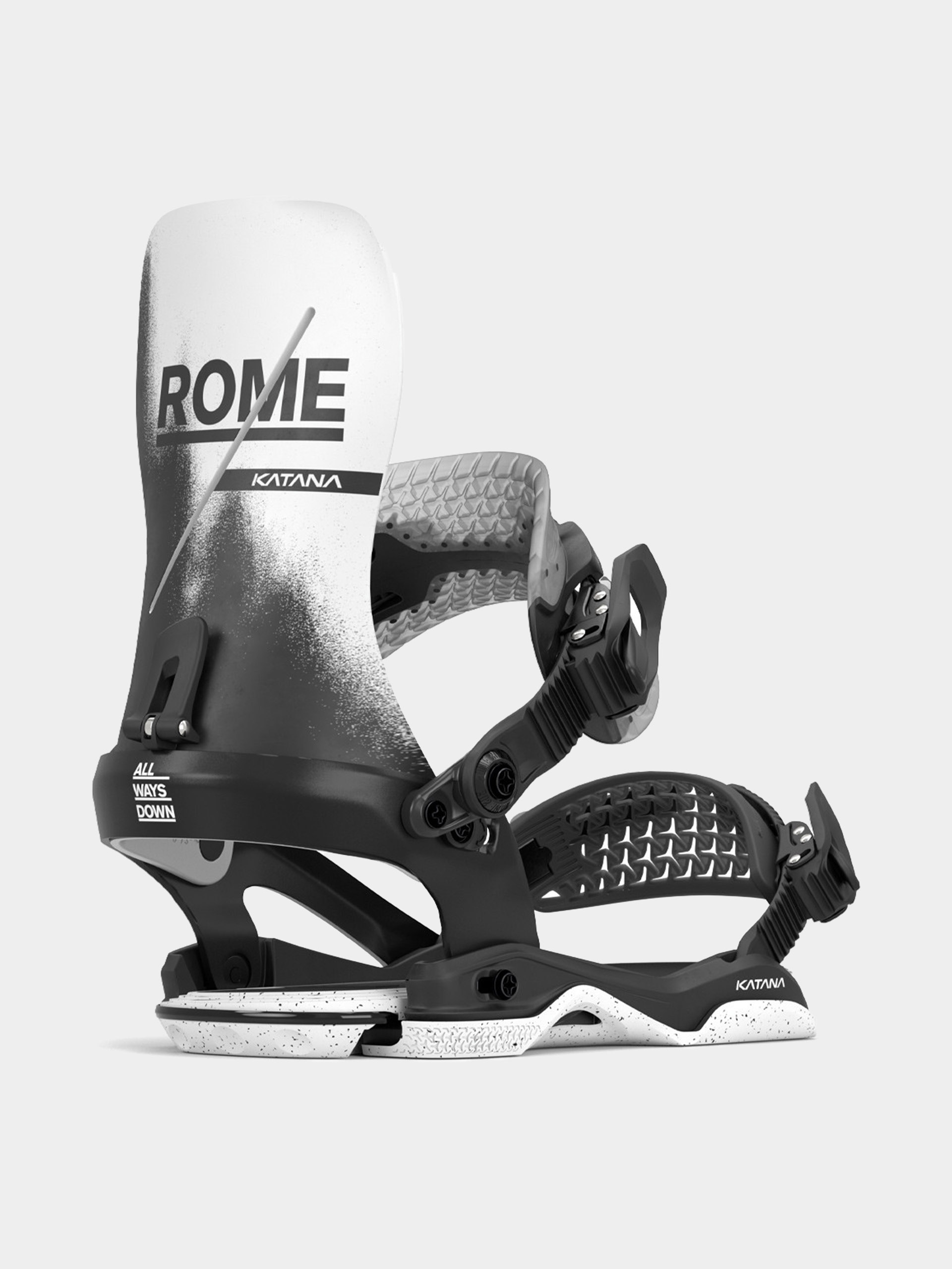 Snowboardovu00e9 viazanie Rome Katana Aw (black/white)