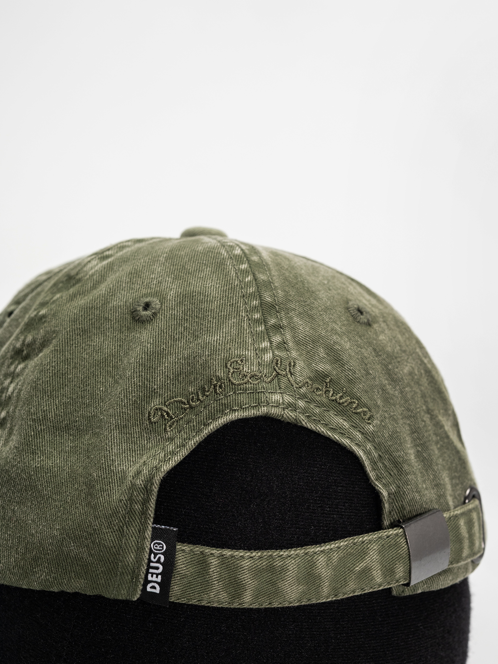 Šiltovka Deus Ex Machina Shield Garment Dyed Dad Cap (cypress green)