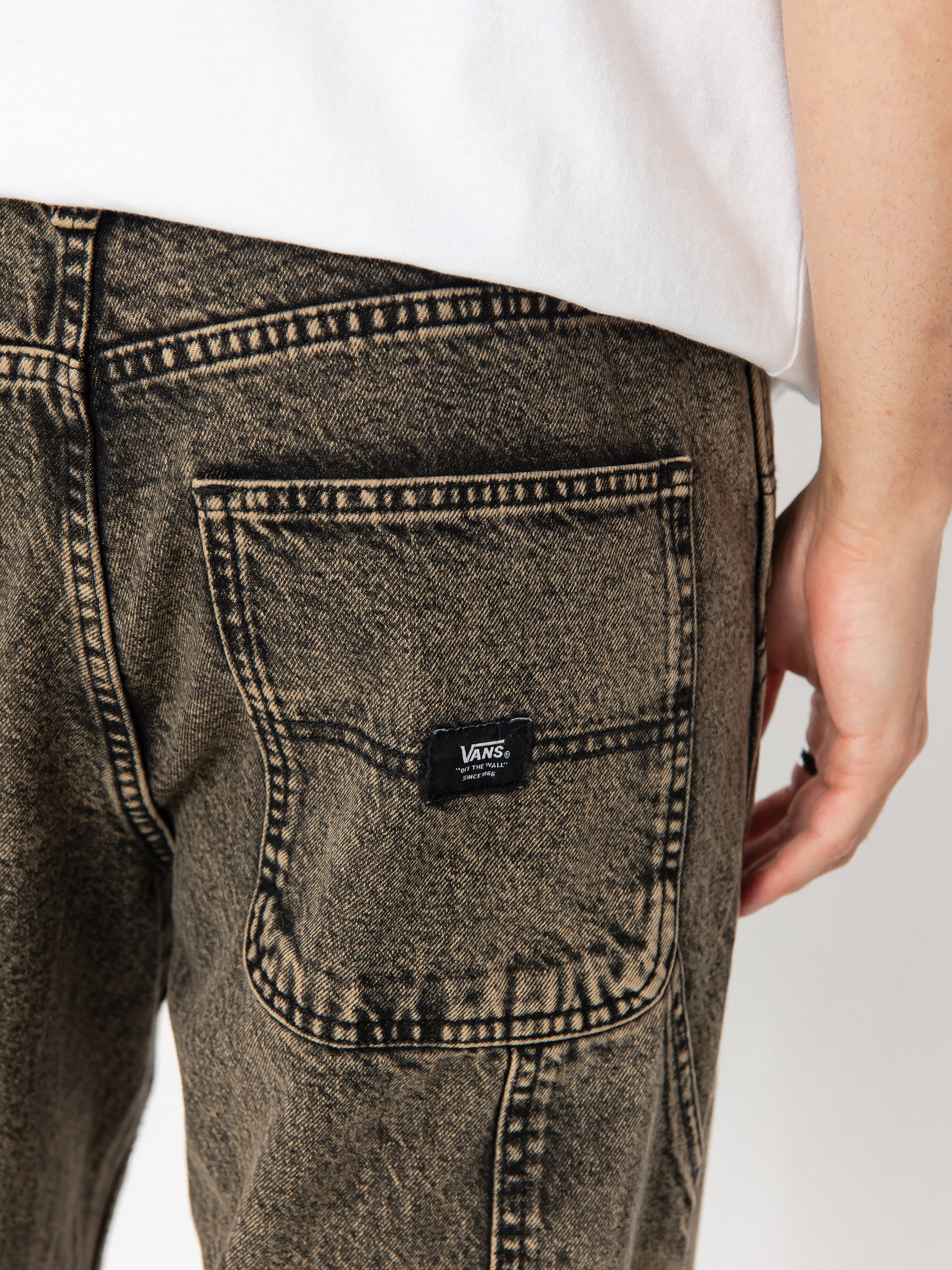 Nohavice Vans Drill Chore Carpenter Loose Acid Wash (bay leaf)