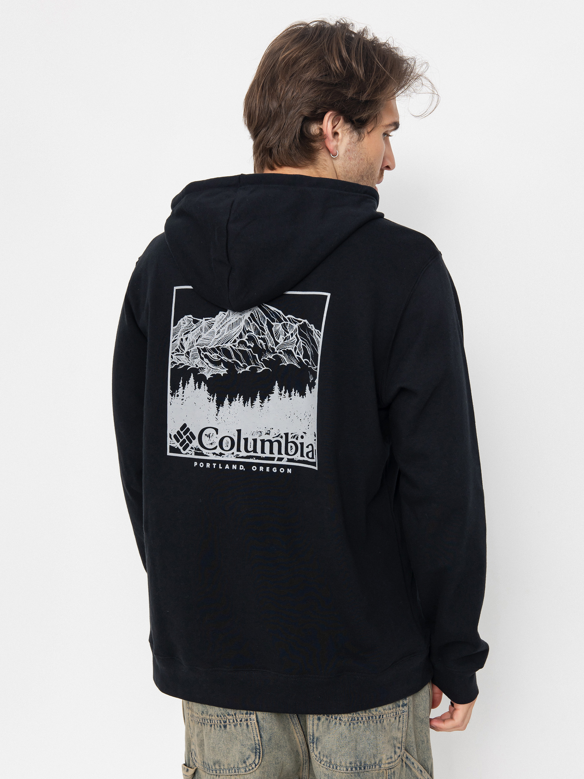 Mikina s kapucu0148ou Columbia Columbia Trek HD (black/meadowland)