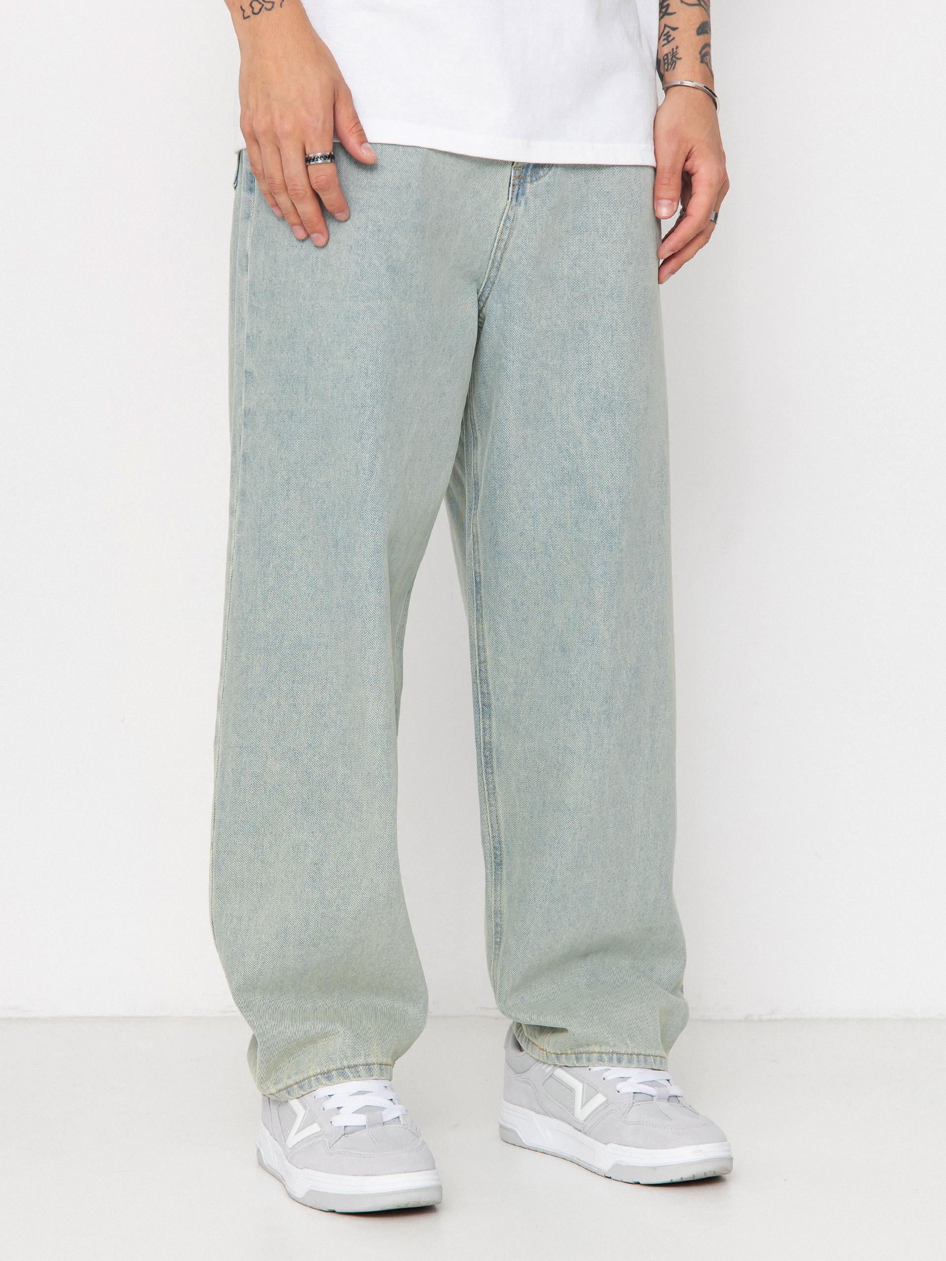 Nohavice Wasted Paris Signature Casper (light blue)