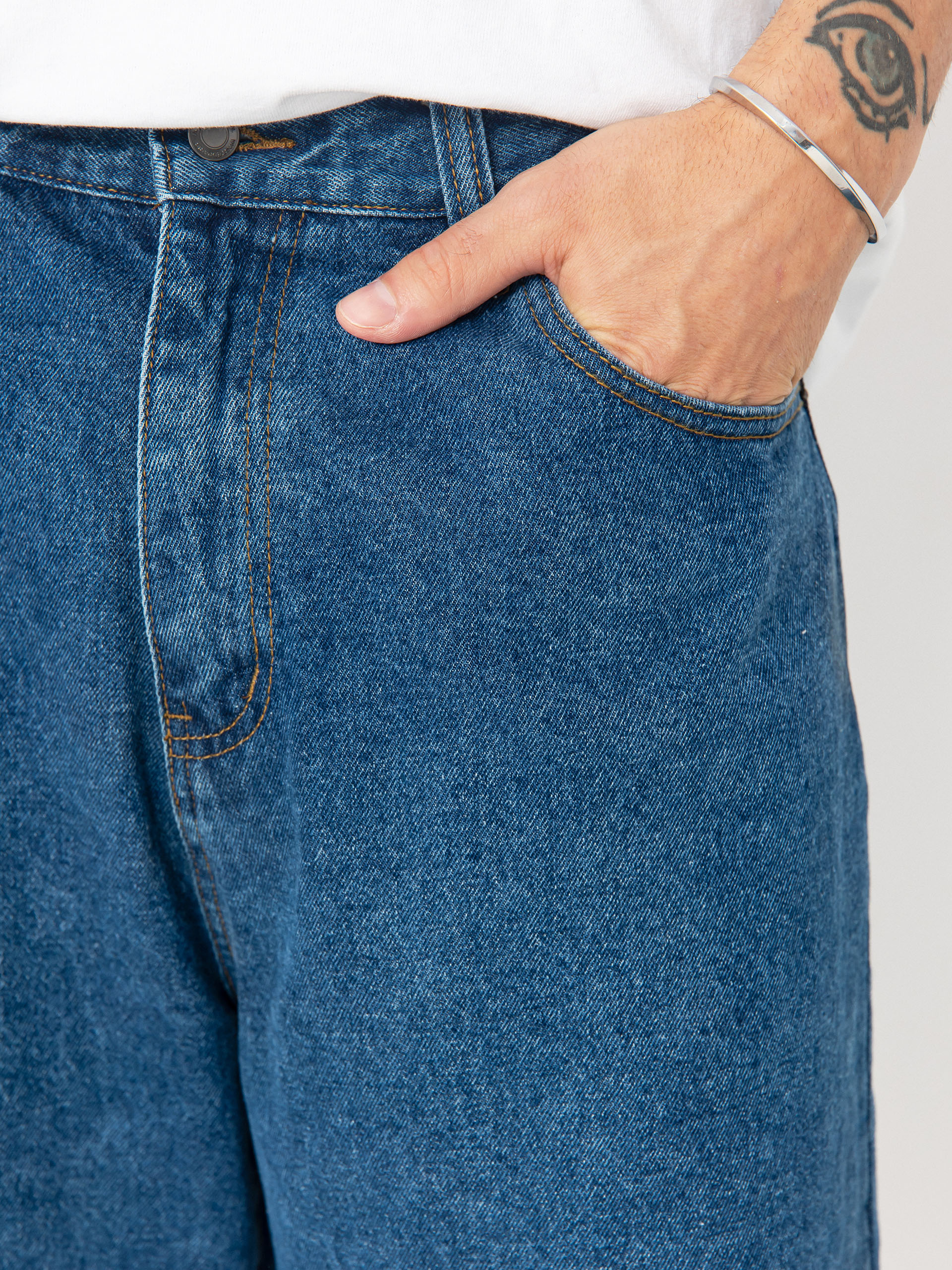 Kraťasy Wasted Paris Prey Casper (washed blue)