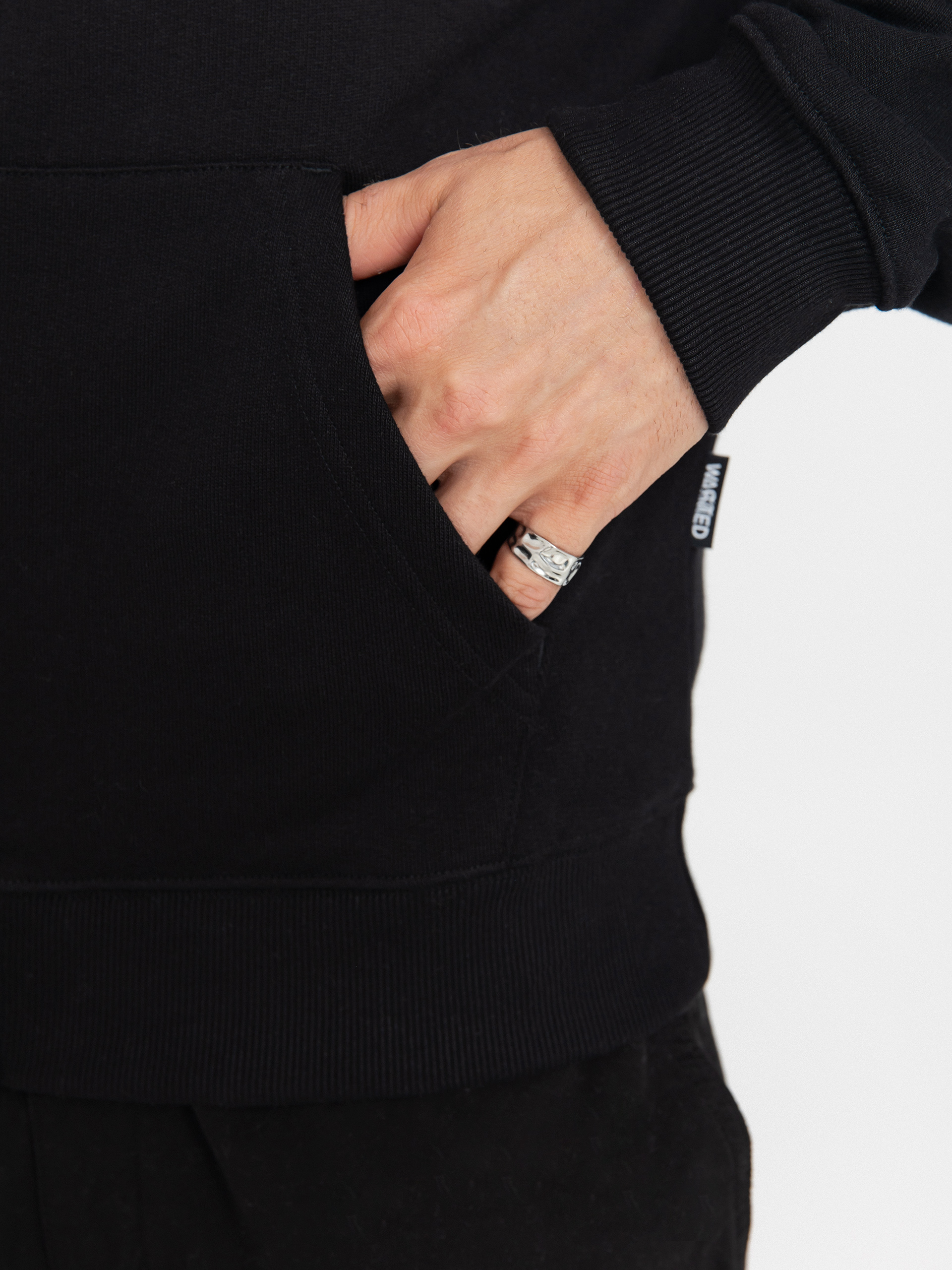 Mikina s kapucňou Wasted Paris Metal Blade ZHD (black)