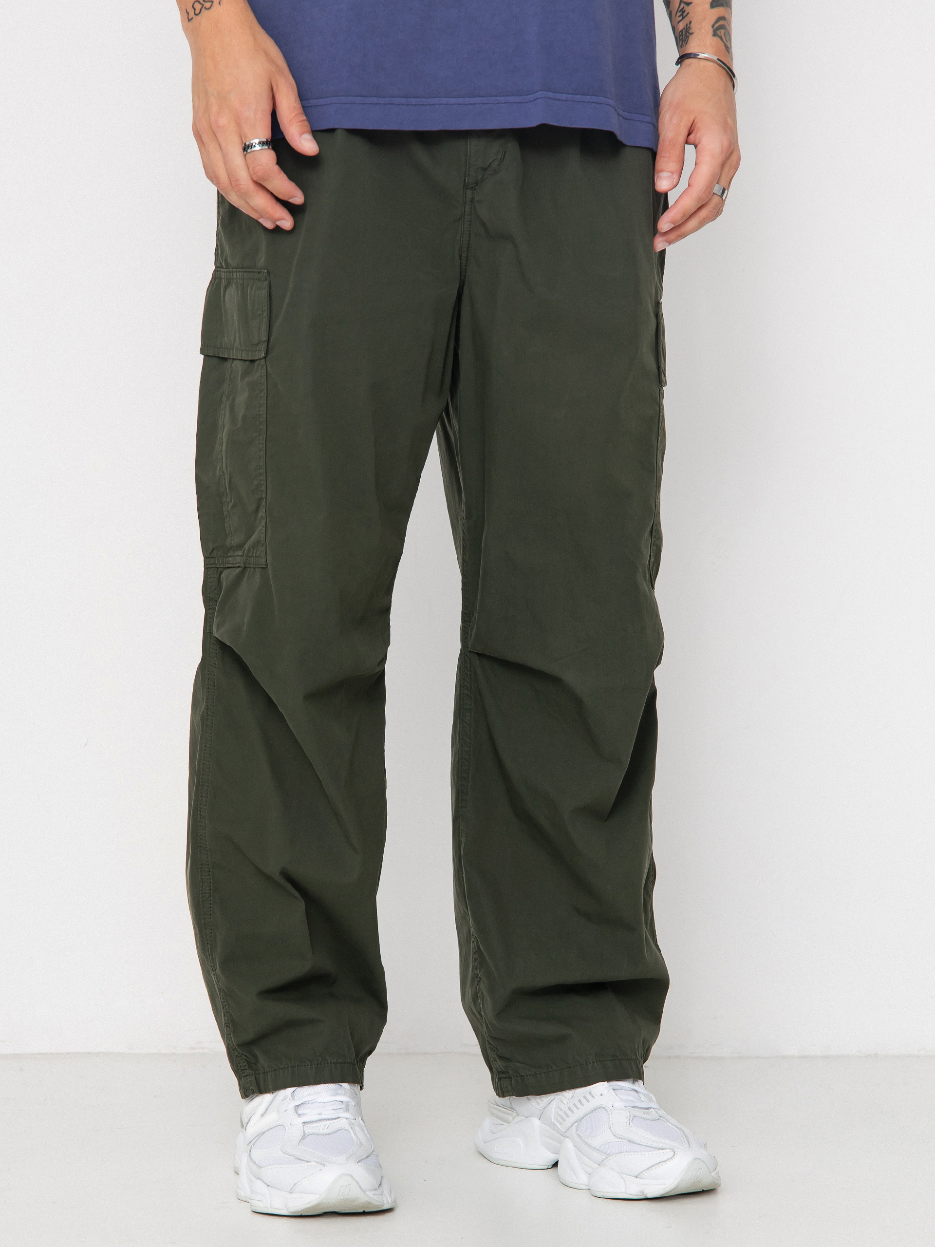 Nohavice Carhartt WIP Cole Cargo (opuntia/garment dyed)