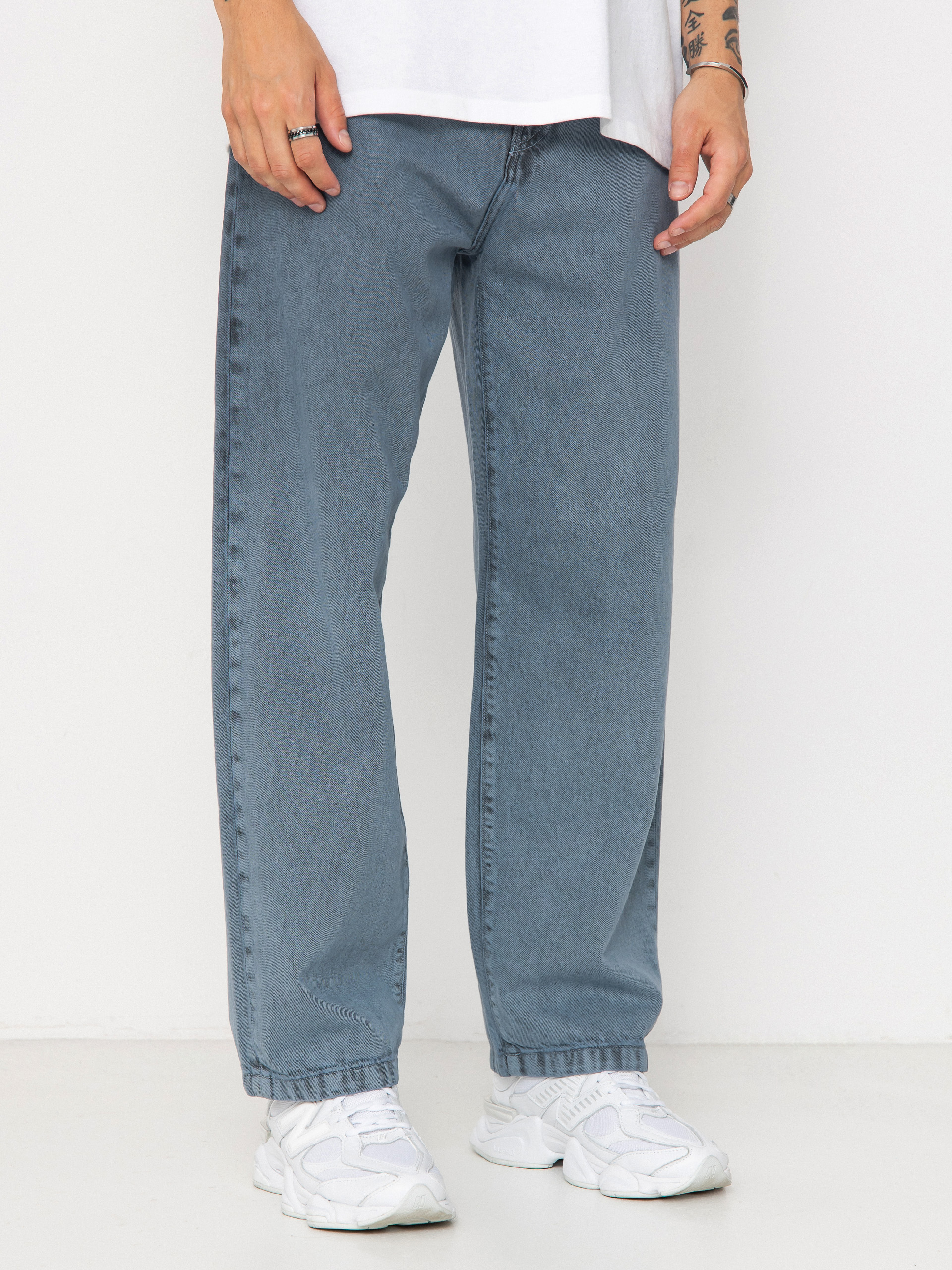 Nohavice Carhartt WIP Landon (black/blue fog/garment dyed)