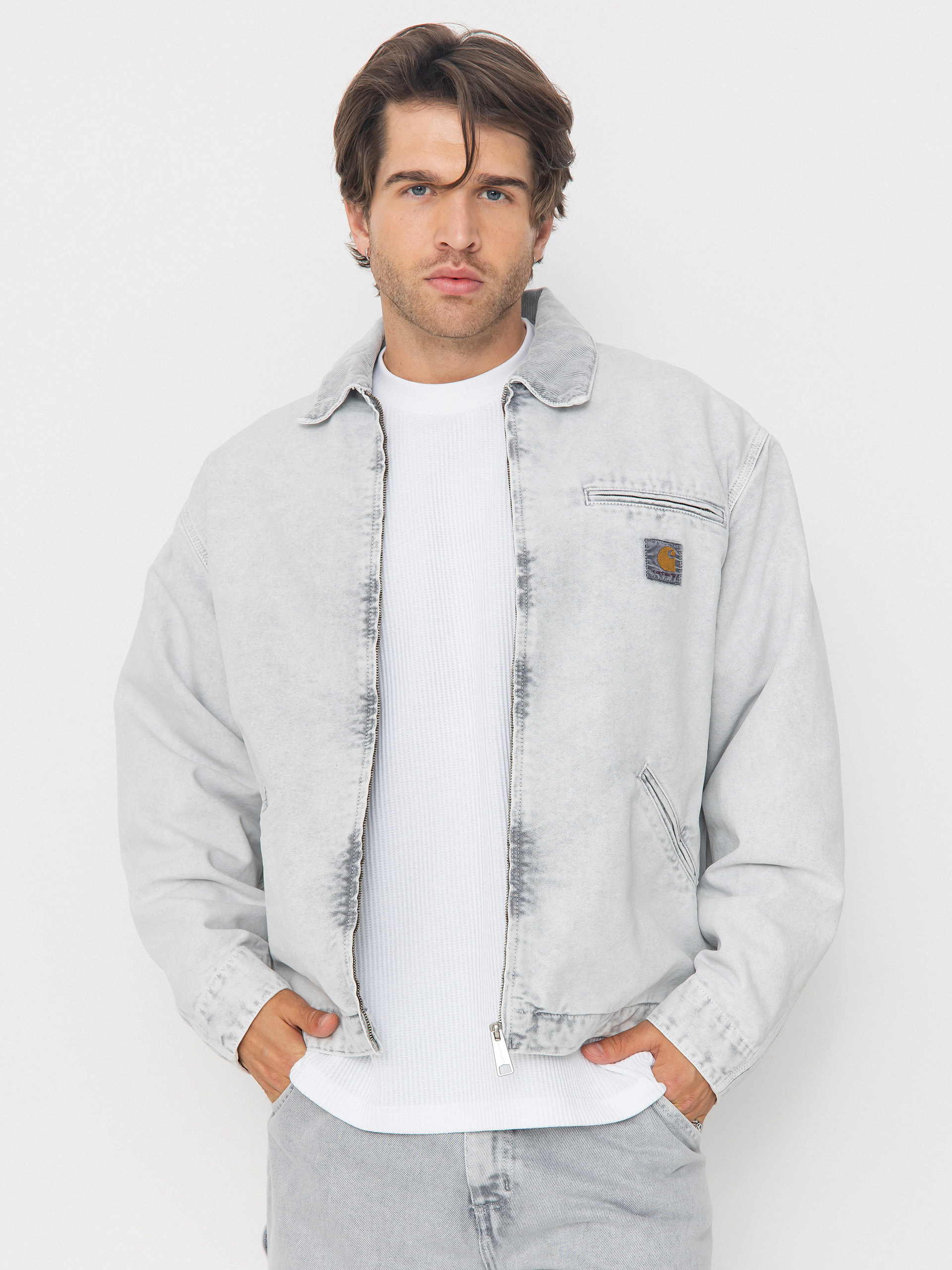 Bunda Carhartt WIP OG Detroit (black/black/chalk wash)