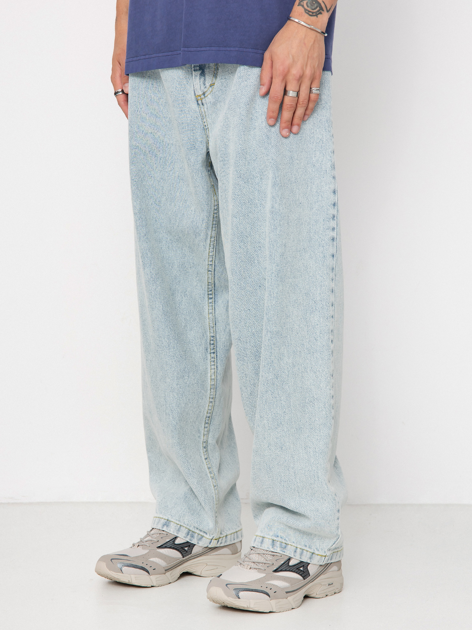 Nohavice Polar Skate Big Boy OG Logo (light blue)