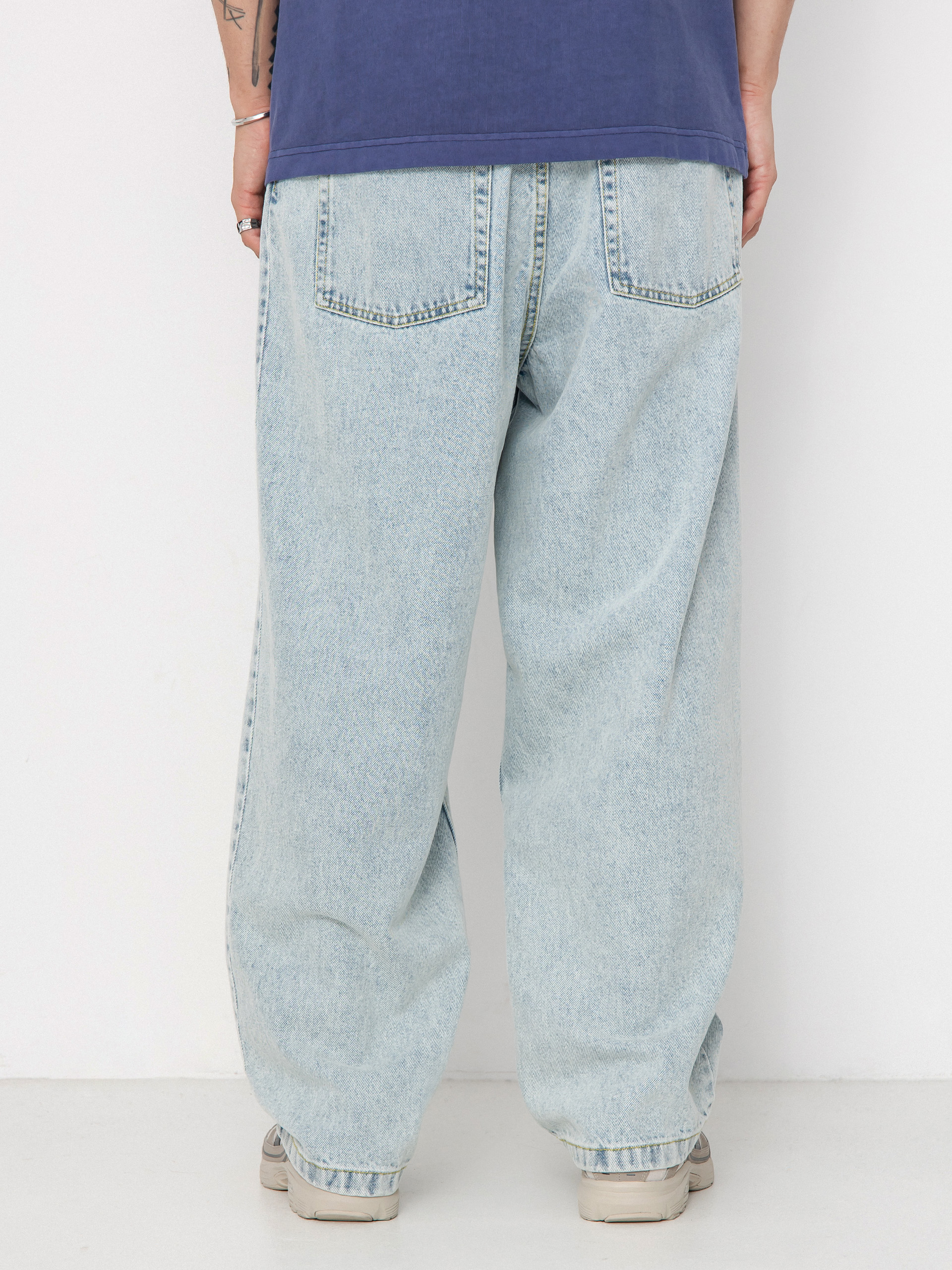 Nohavice Polar Skate Big Boy OG Logo (light blue)