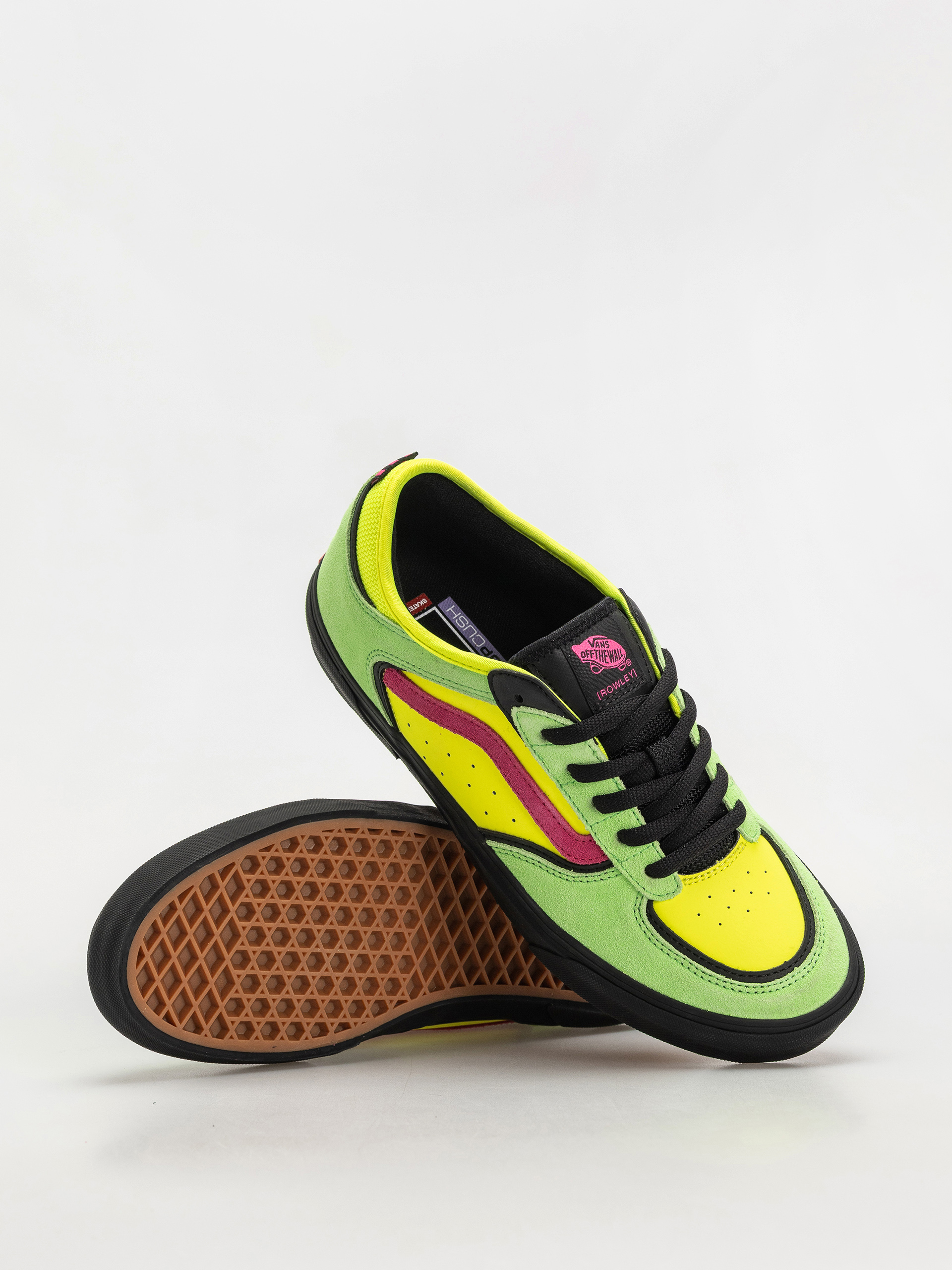 Topánky Vans Skate Rowley (neon pink/green)