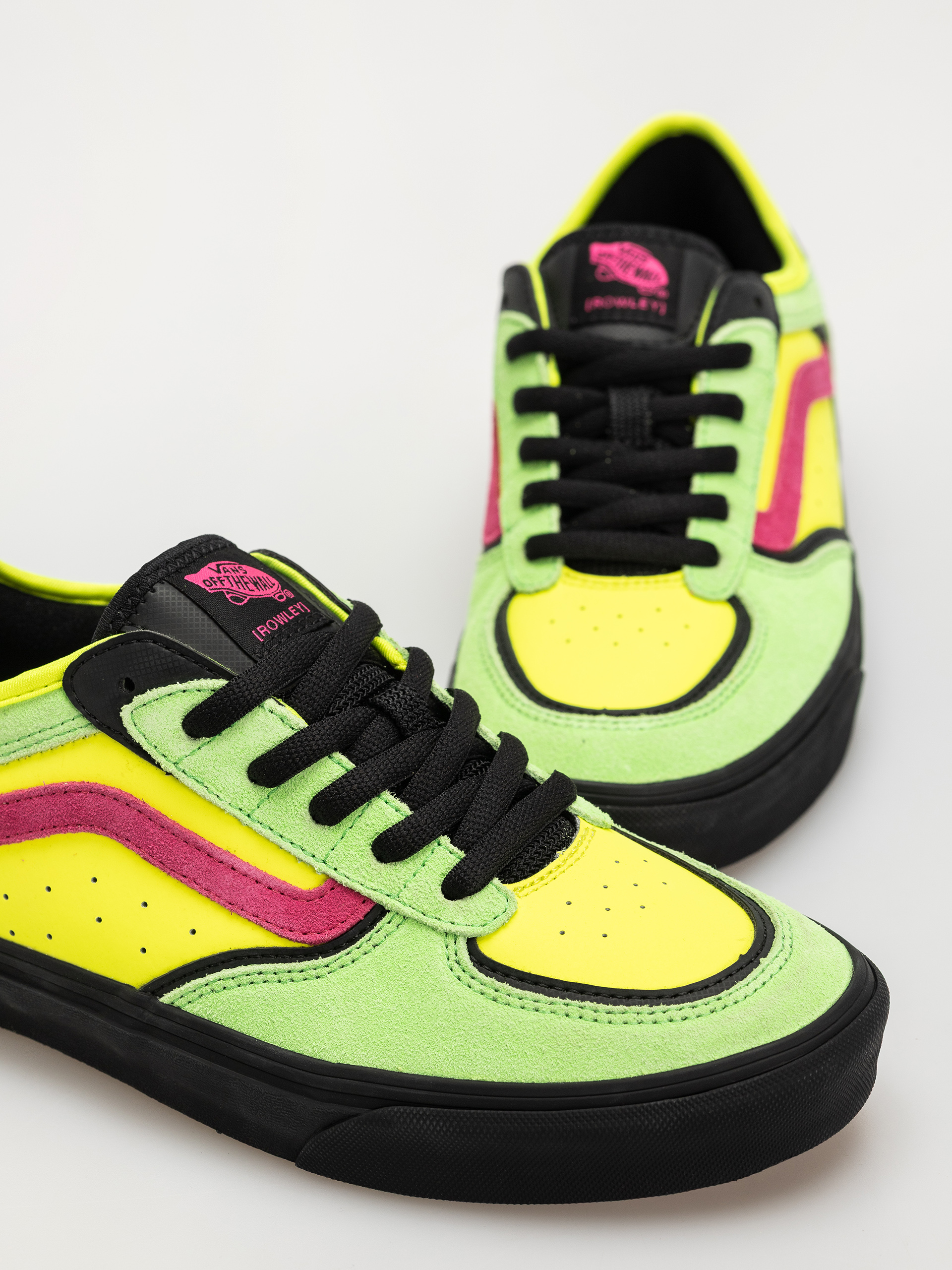 Topánky Vans Skate Rowley (neon pink/green)