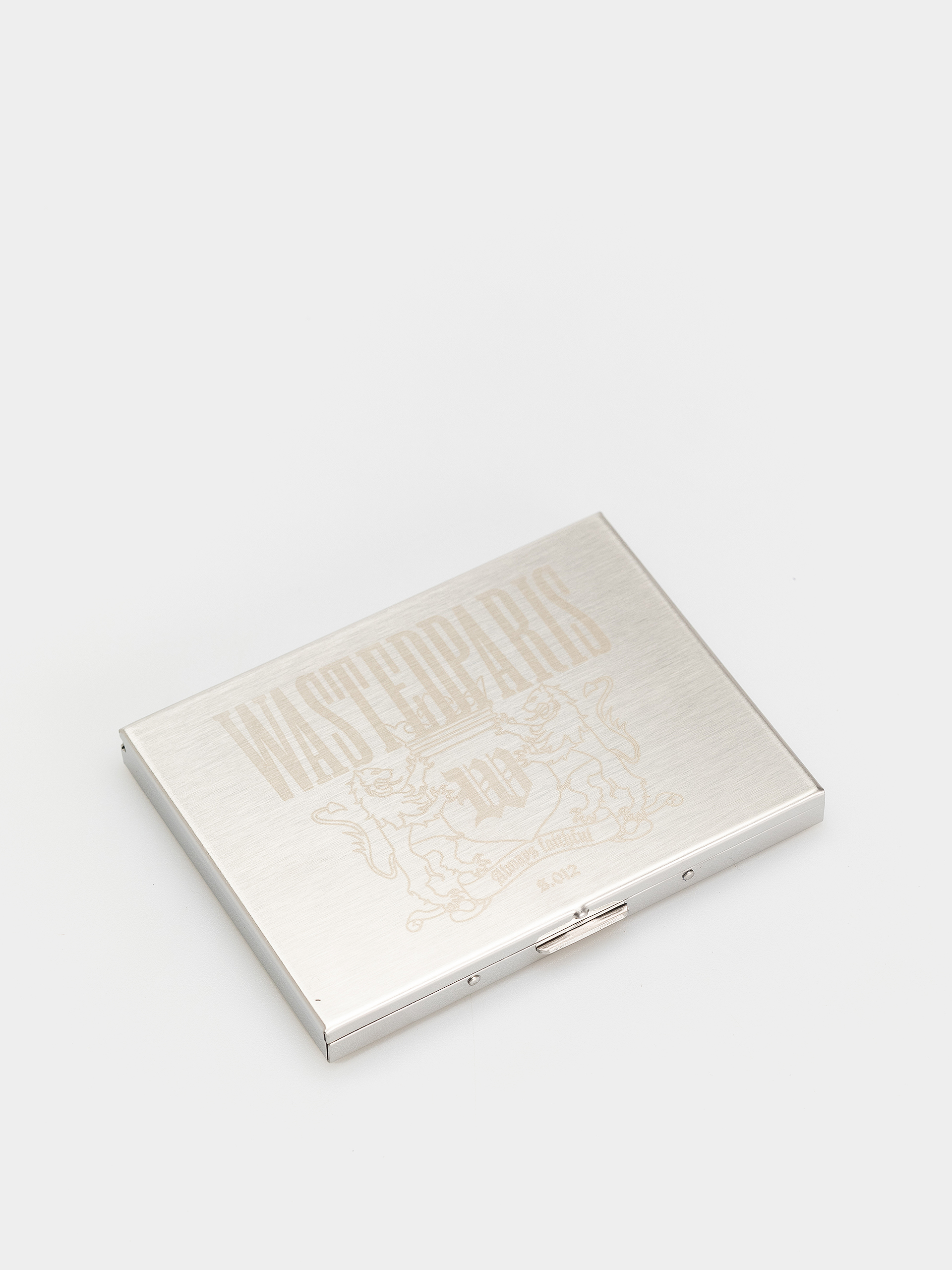 Akcesoria Wasted Paris Crest Metal Cigarette Case (silver)