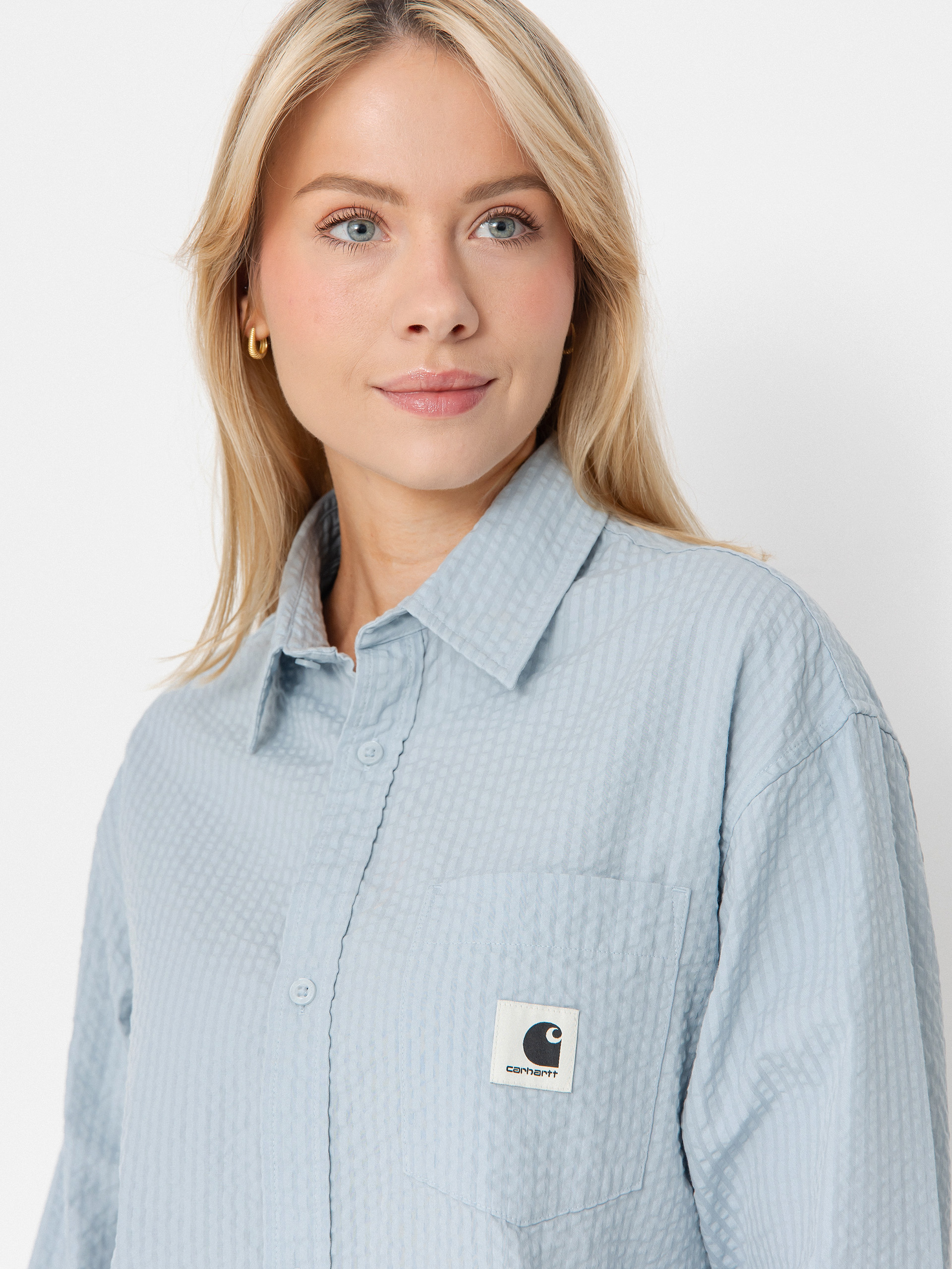 Košeľa Carhartt WIP Toland Wmn (toland stripe/blue fog)