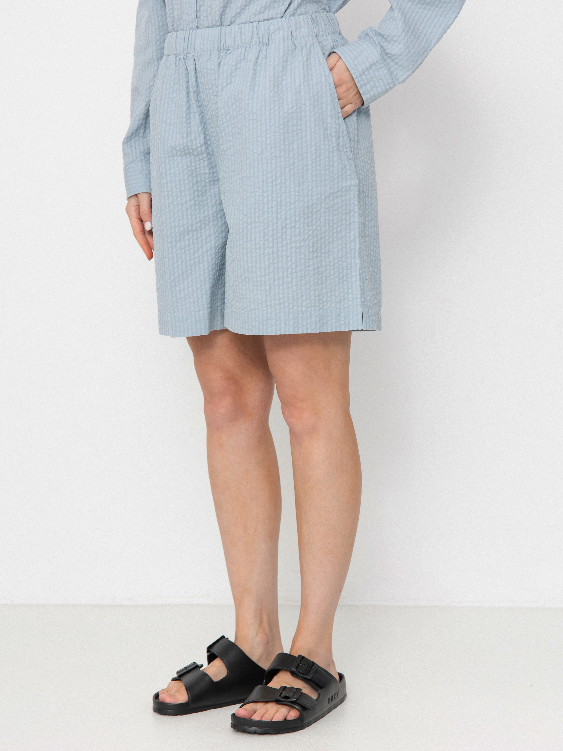 Kraťasy Carhartt WIP Toland Wmn (toland stripe/blue fog)