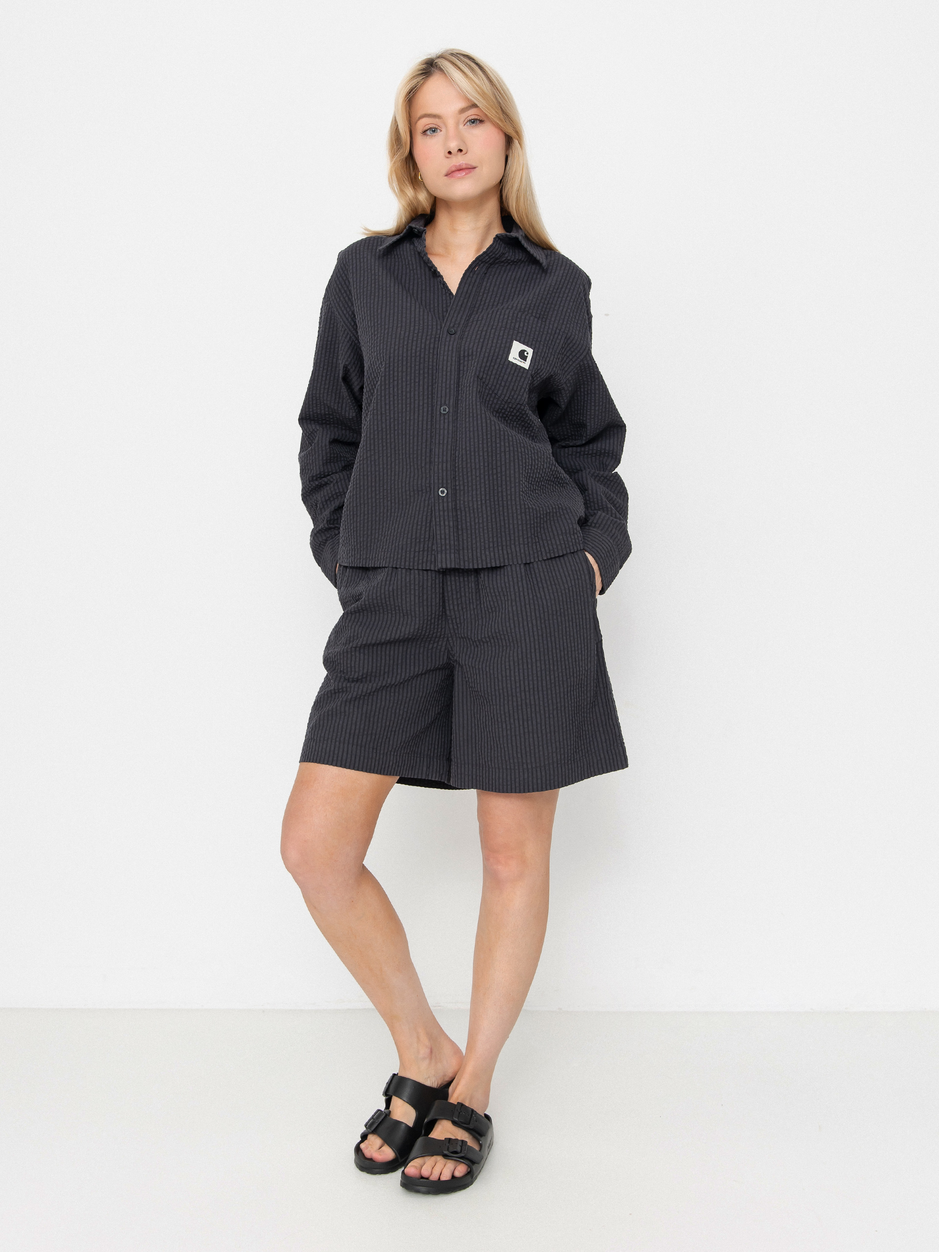 Kou0161eu013ea Carhartt WIP Toland Wmn (toland stripe/black)