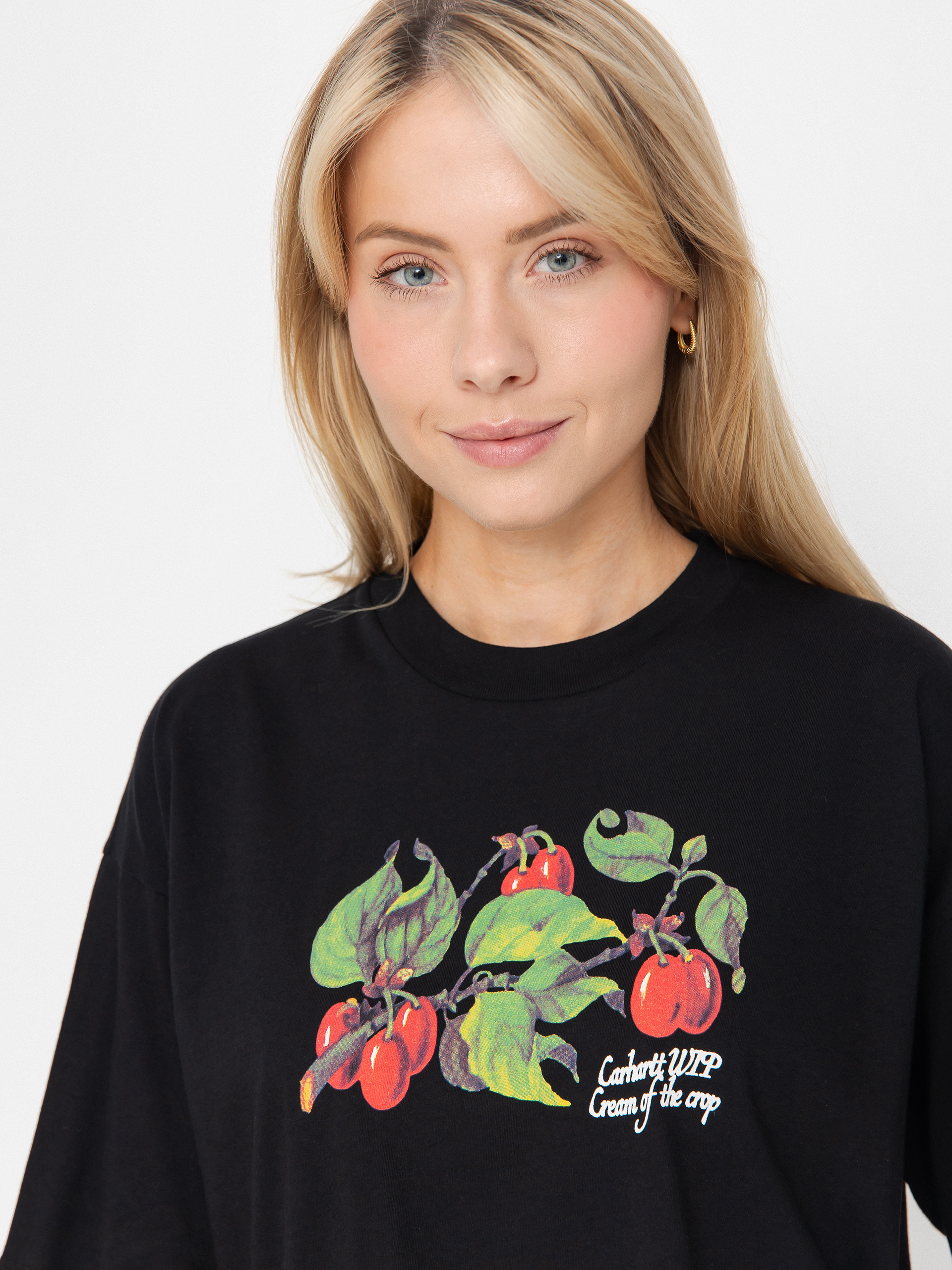 Tričko Carhartt WIP Cream Of The Crop Wmn (black)