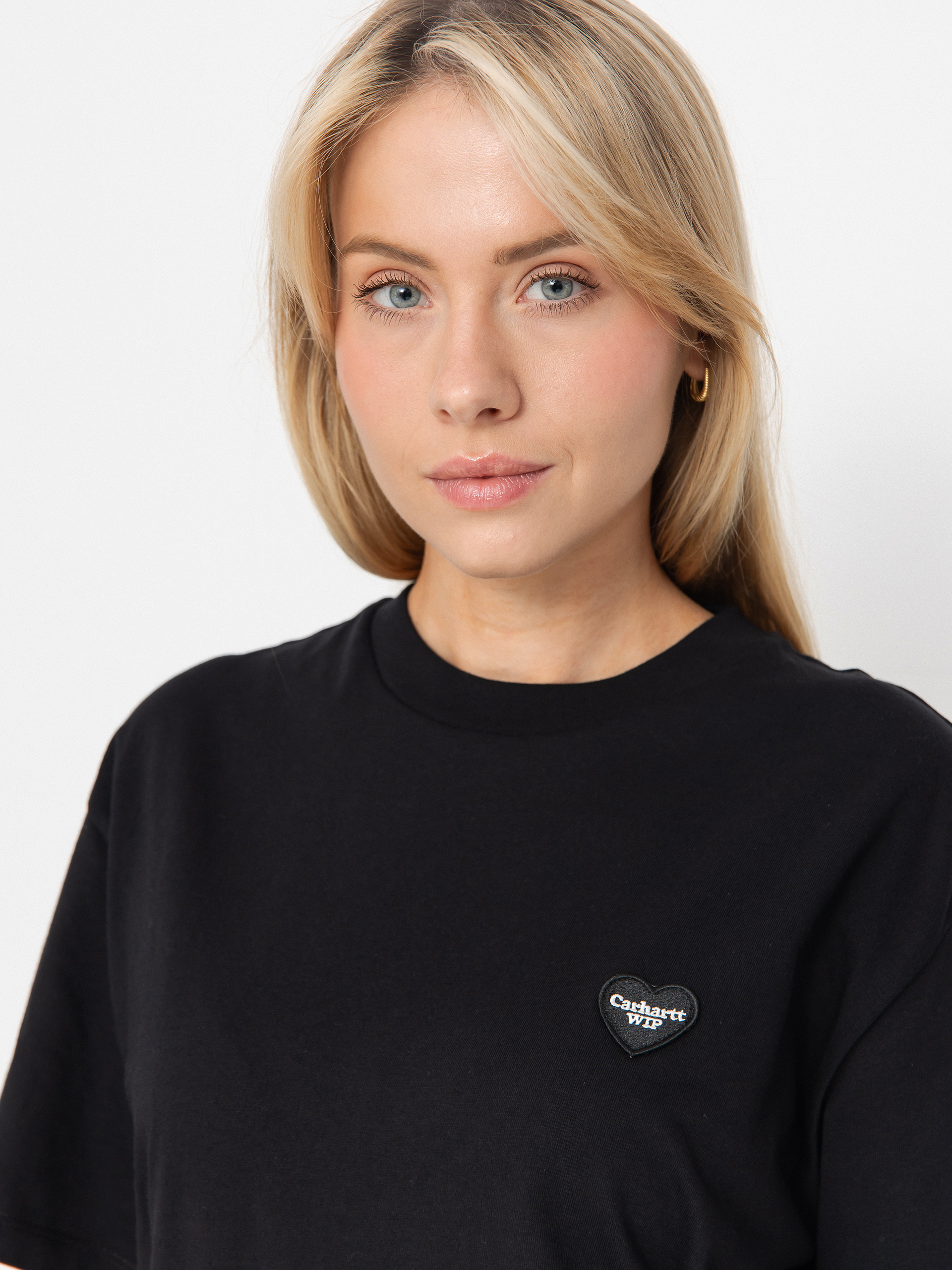 Tričko Carhartt WIP Heart II Hartt Wmn (black)