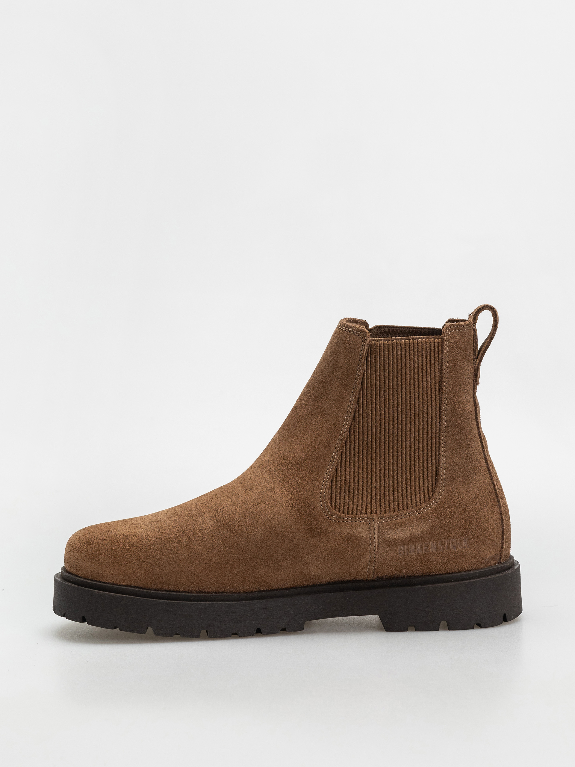 Topánky Birkenstock Highwood Slip On Suede Leather Narrow Wmn (dark tea)