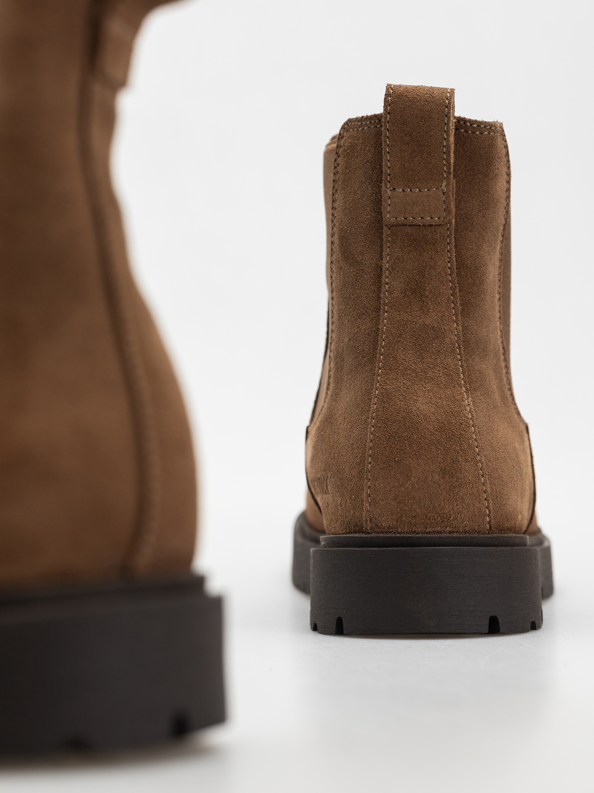 Topánky Birkenstock Highwood Slip On Suede Leather Narrow Wmn (dark tea)