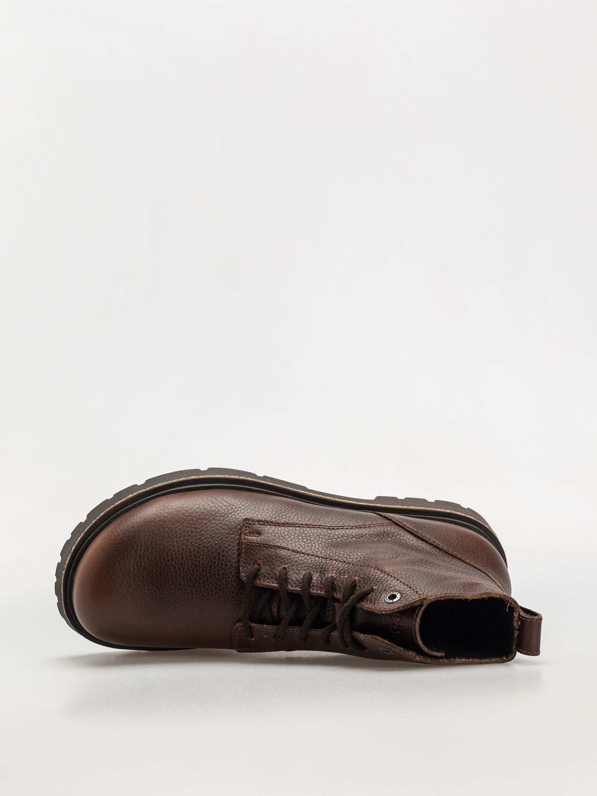 Topánky Birkenstock Highwood Lace Mid Natural Leather Regular (chocolate)