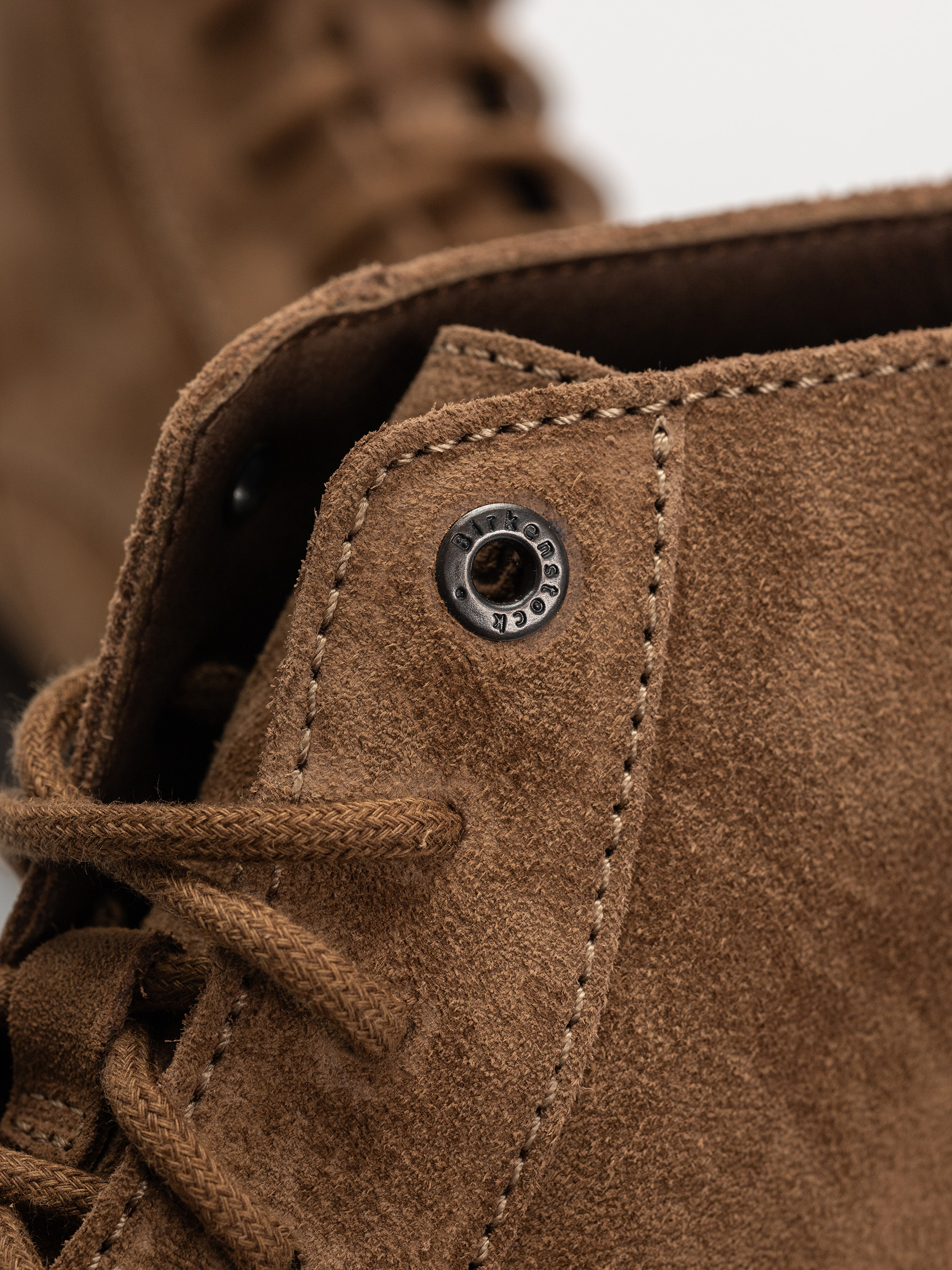 Topánky Birkenstock Highwood Lace Mid Suede Leather Regular (dark tea)