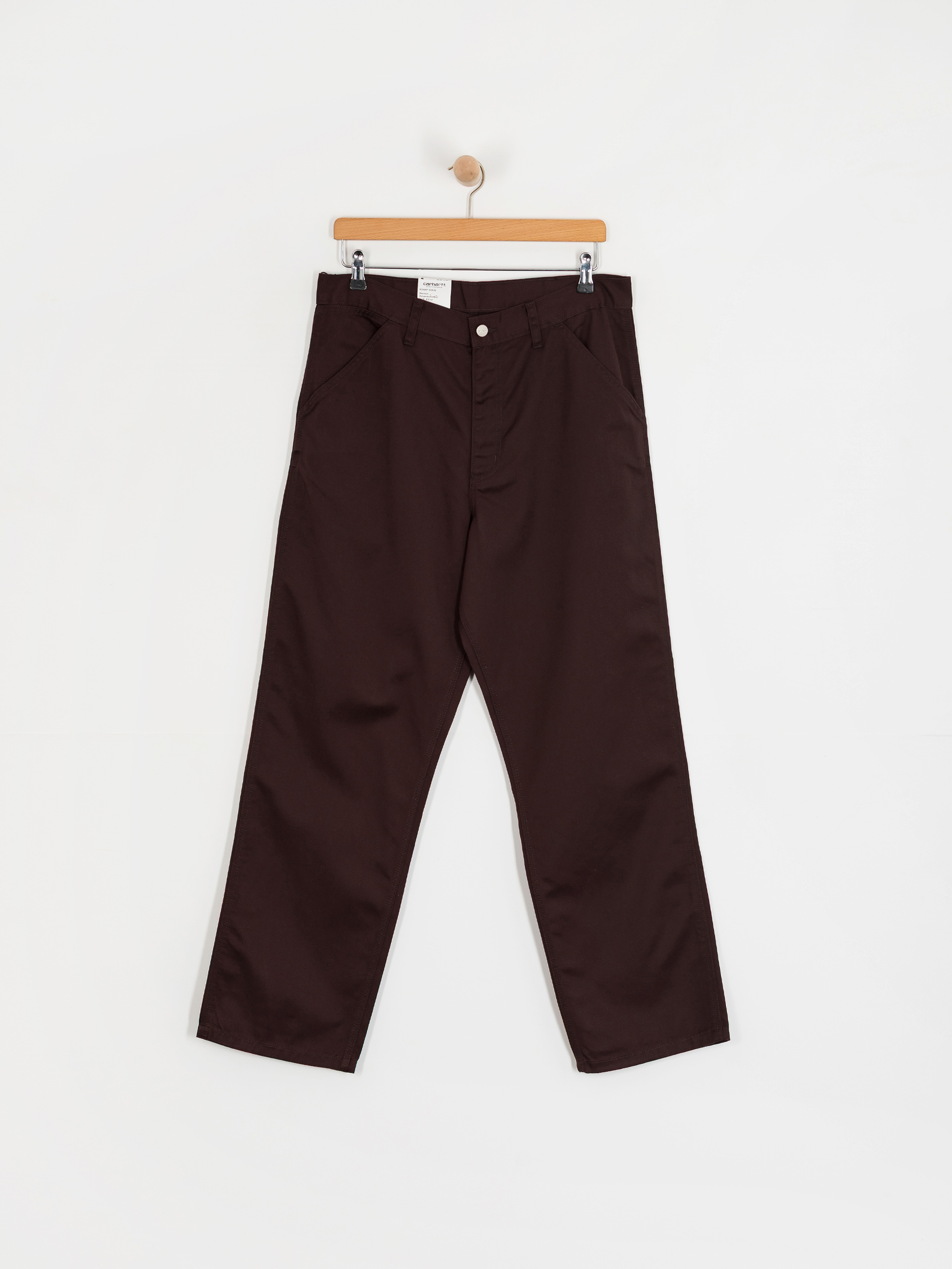 Nohavice Carhartt WIP Simple (palisander/rinsed)