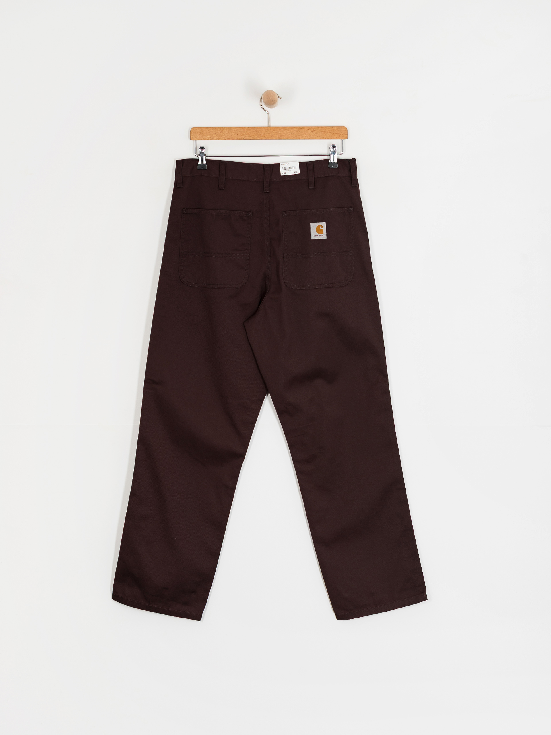 Nohavice Carhartt WIP Simple (palisander/rinsed)