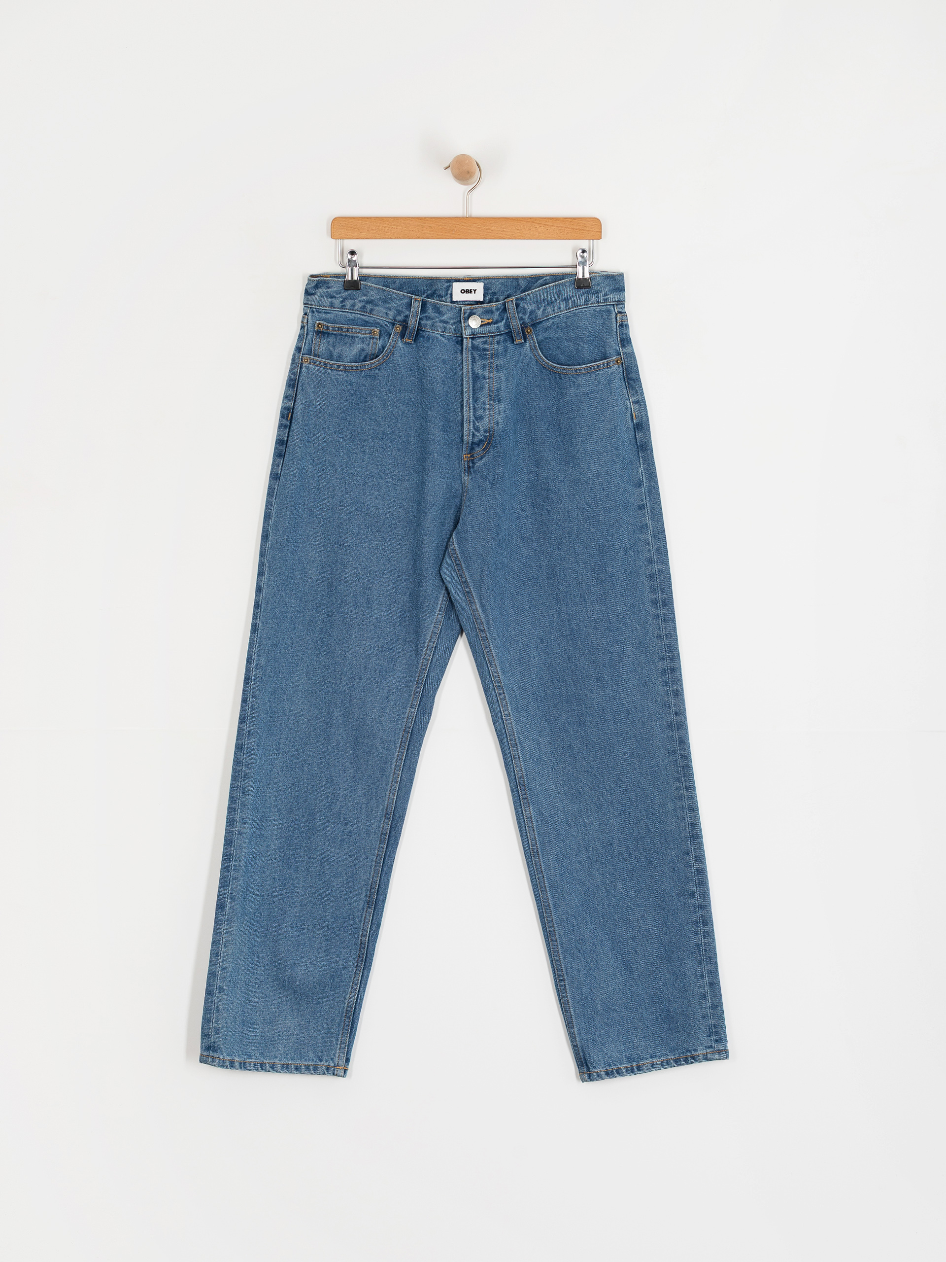 Nohavice OBEY Hardwork Denim (light indigo)