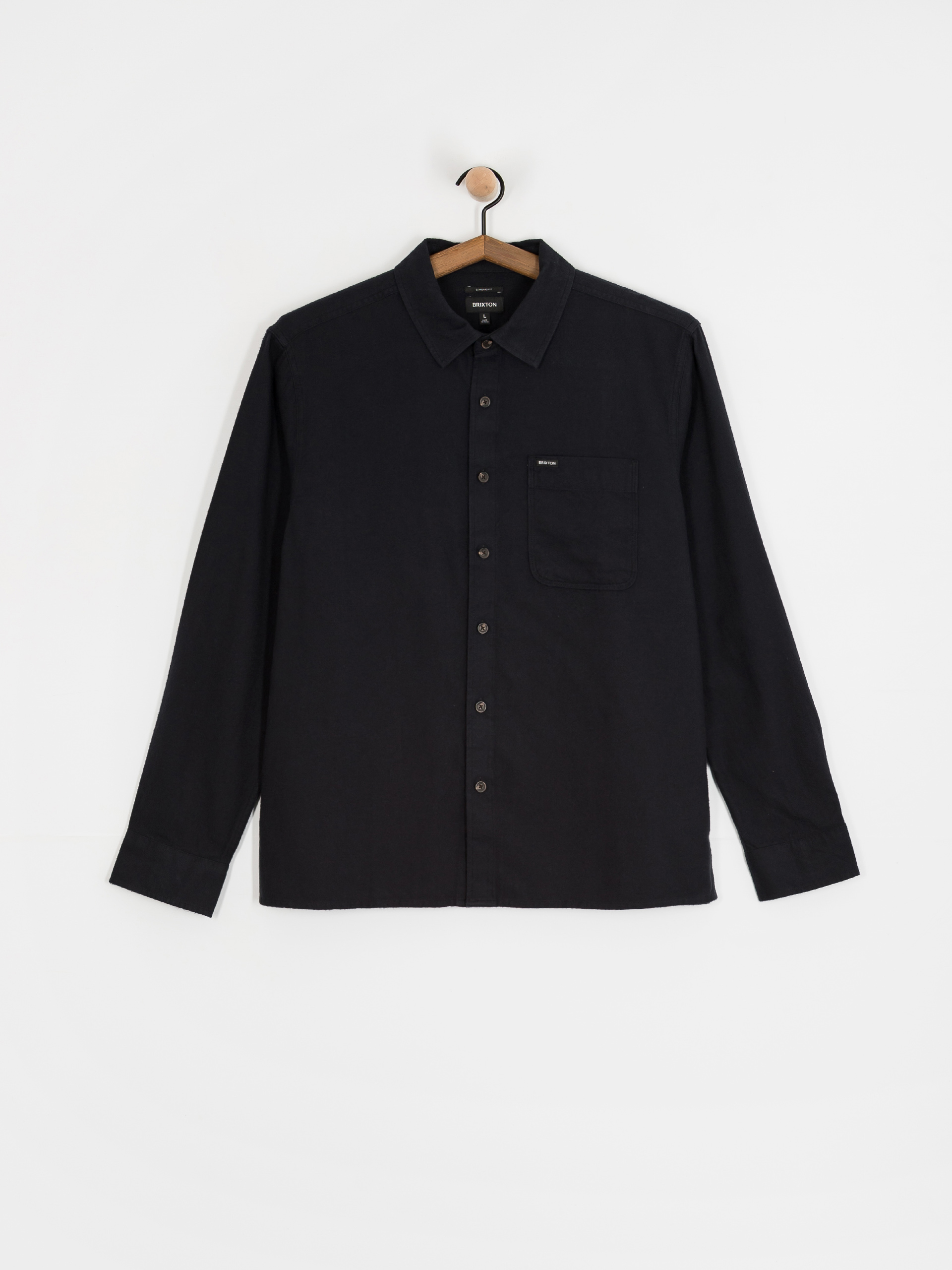 Košeľa Brixton Hasting Lw Flannel (black)