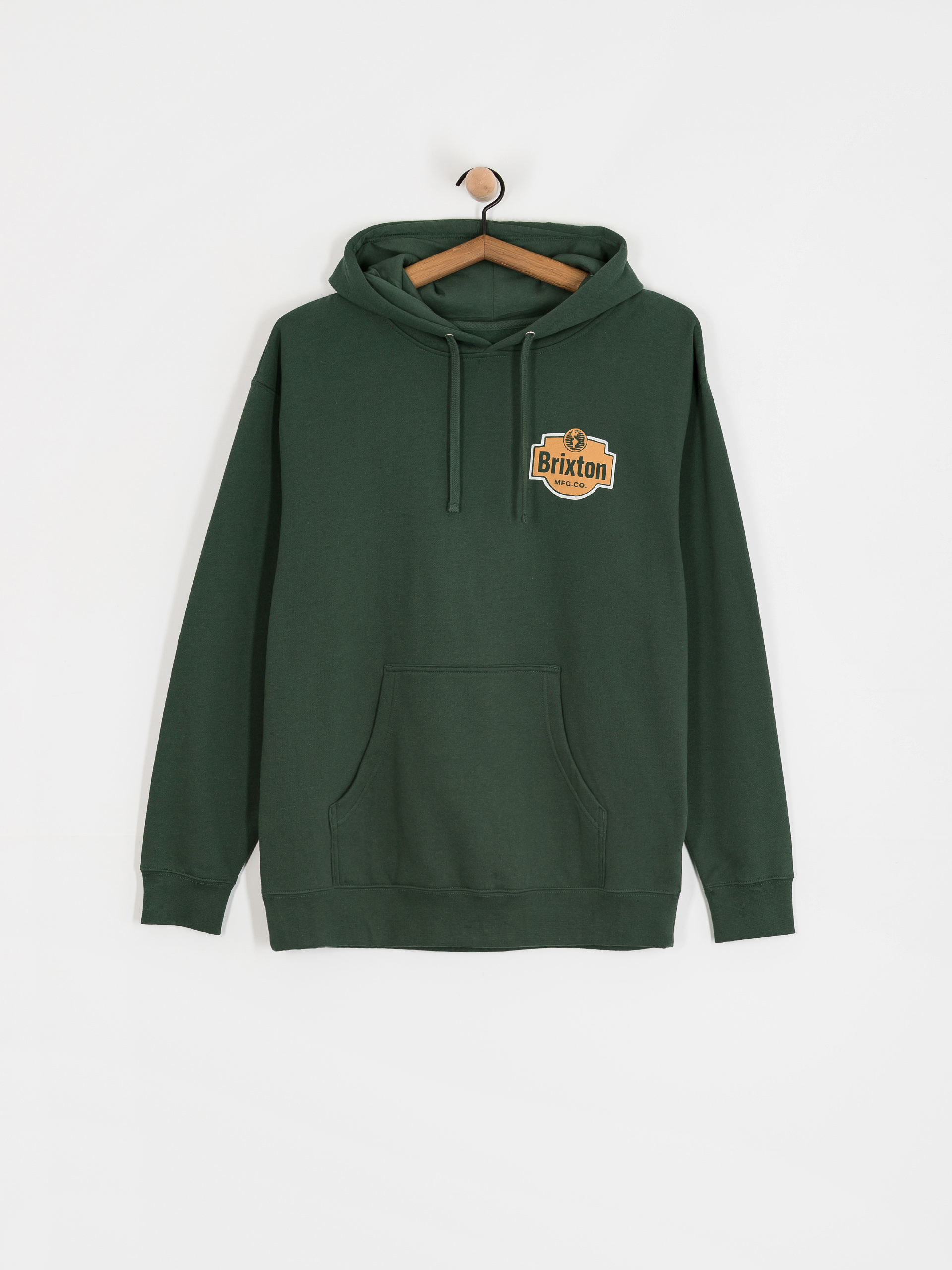 Mikina s kapucňou Brixton Genuine Quality HD (night sage)