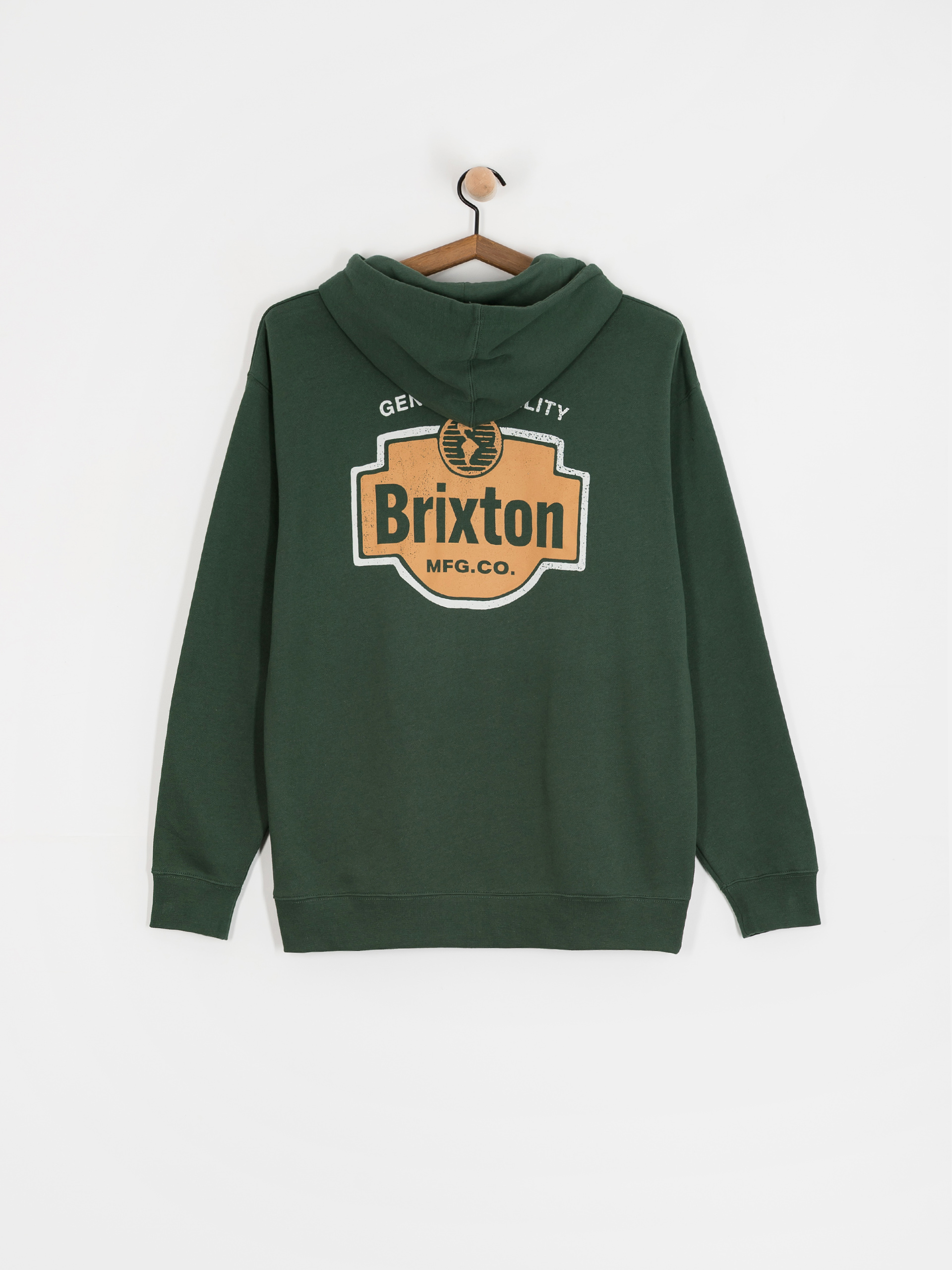 Mikina s kapucňou Brixton Genuine Quality HD (night sage)