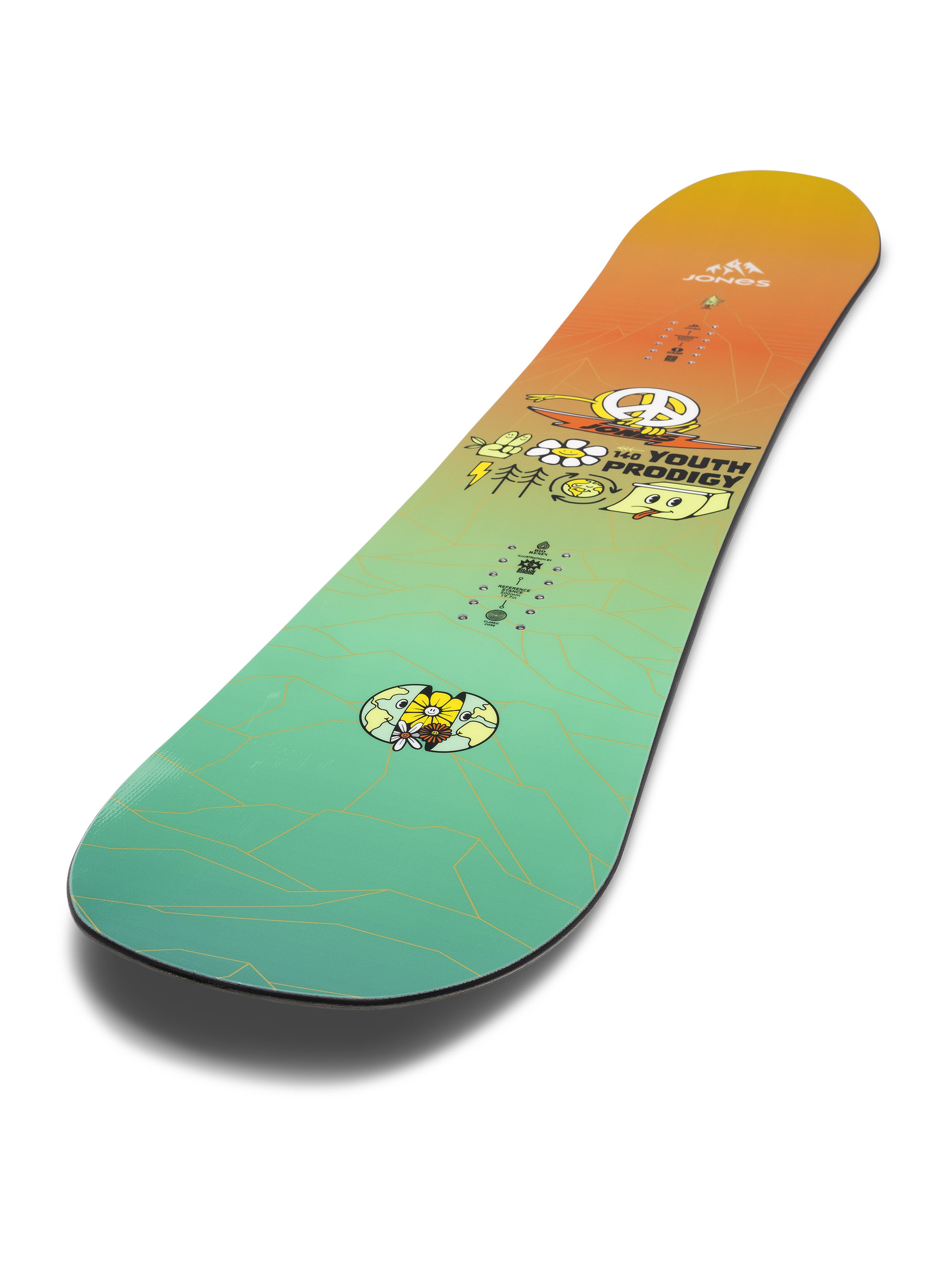 Snowboard Jones Snowboards Prodigy JR (orange)