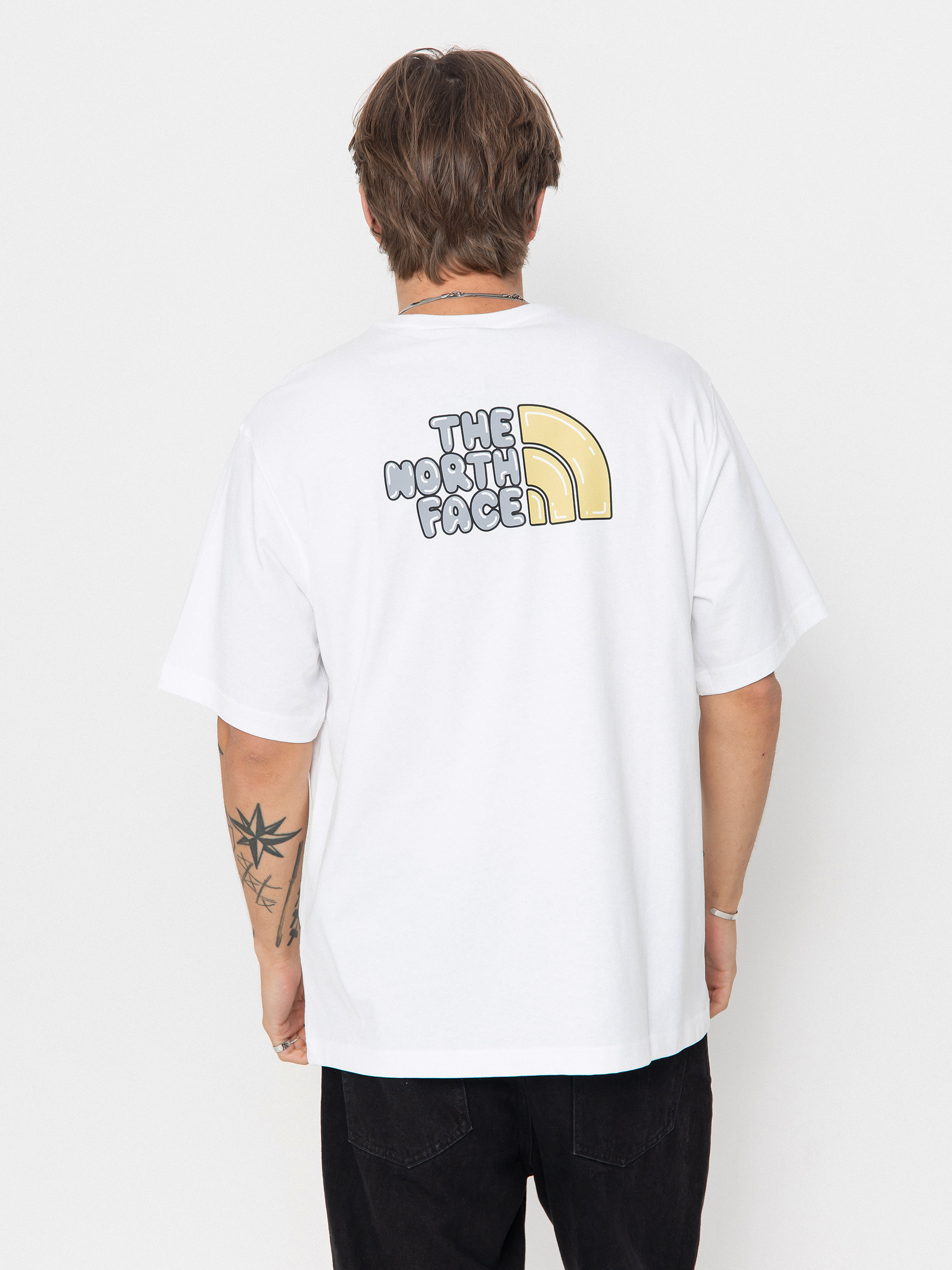 Tričko The North Face Bubble Logo Relaxed (tnf white)