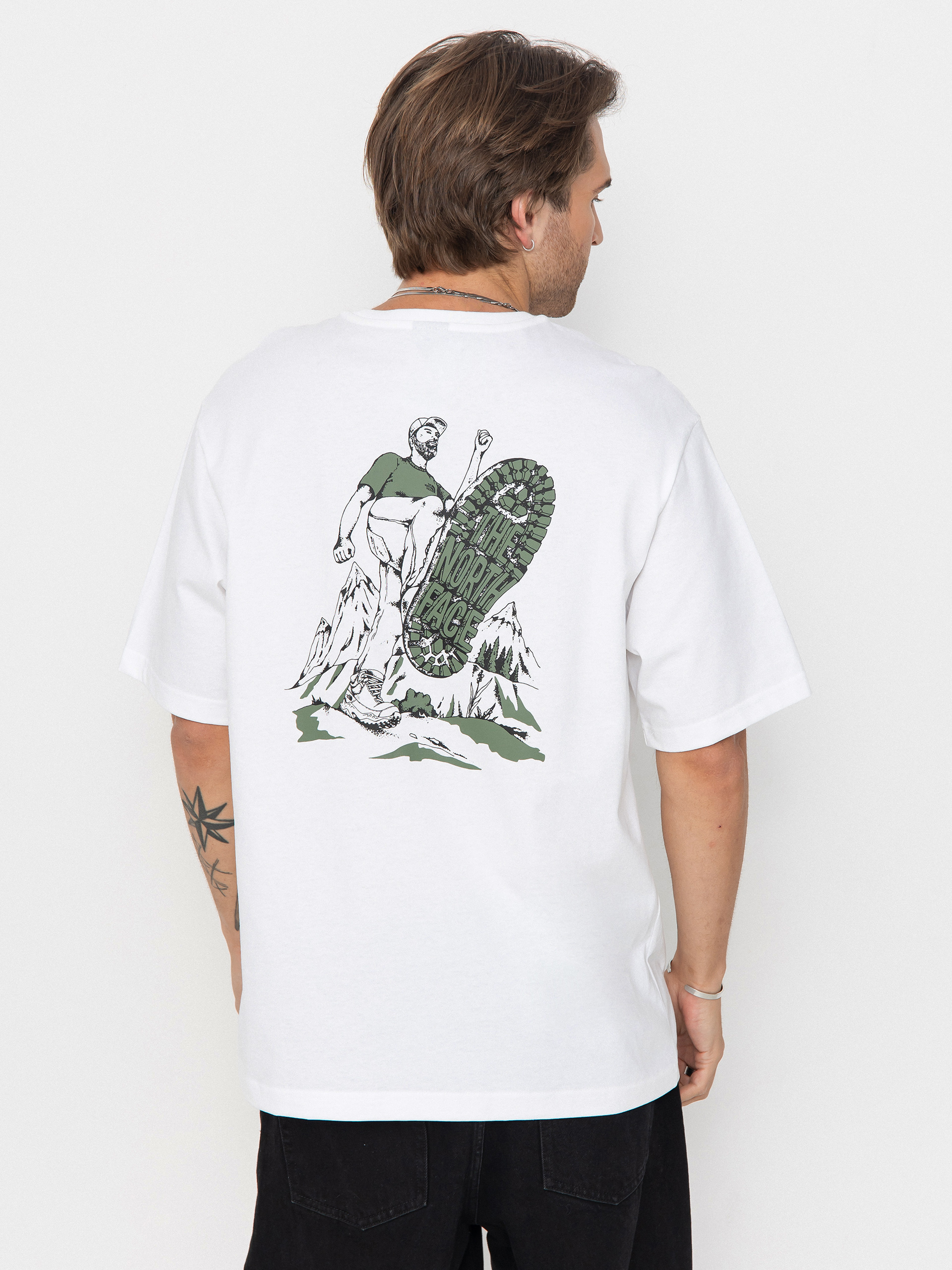 Tričko The North Face Hke Backpack Relaxed (tnf white)