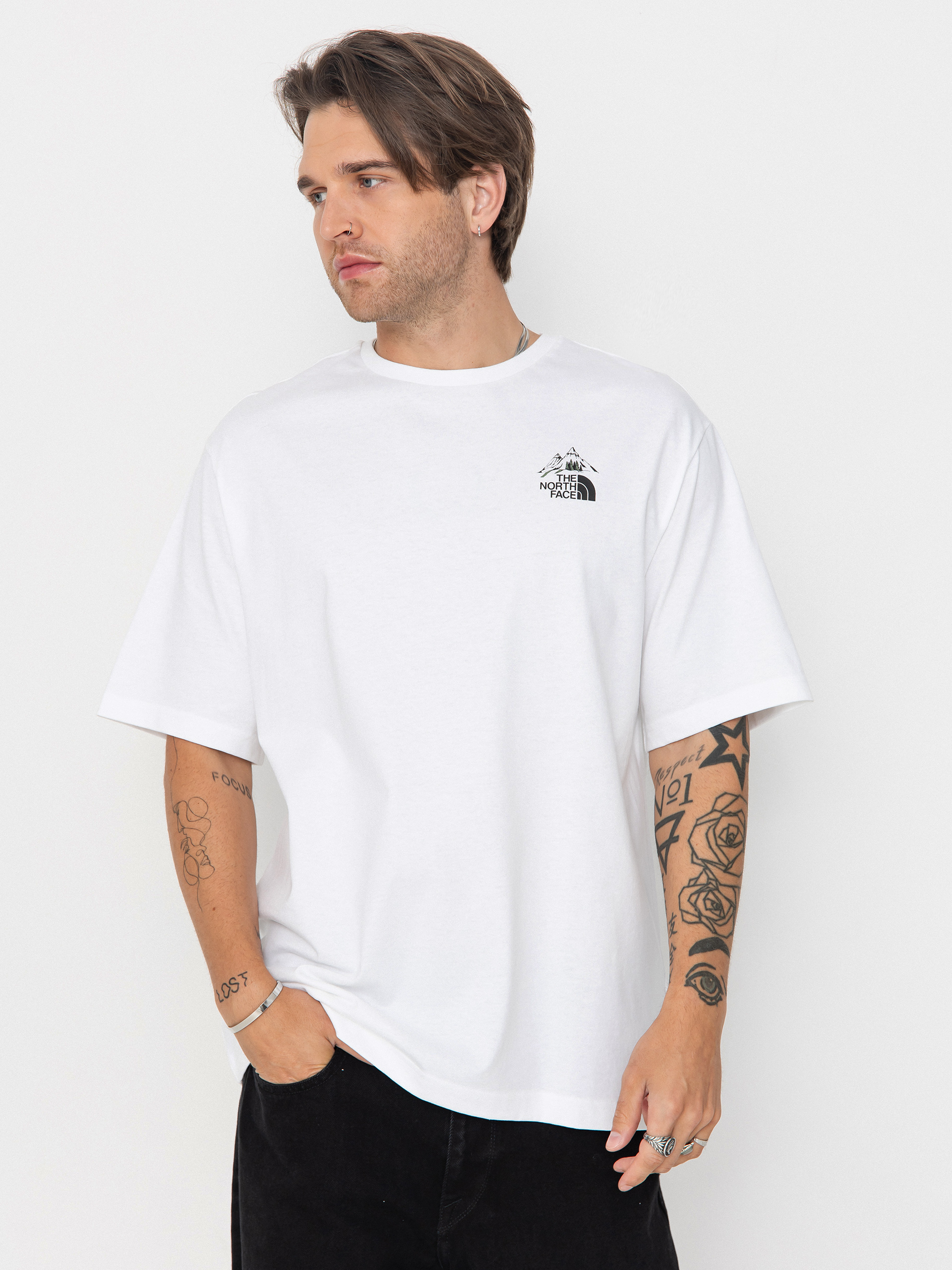 Tričko The North Face Hke Backpack Relaxed (tnf white)