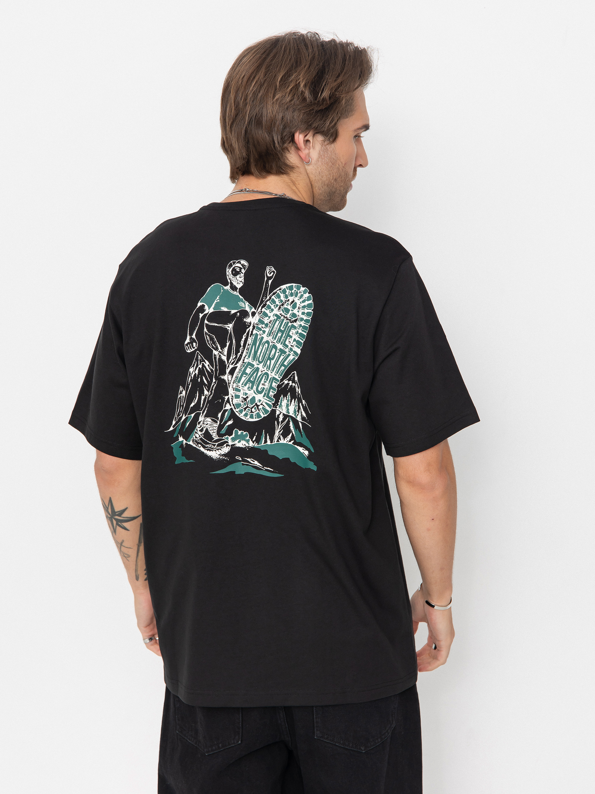 Tričko The North Face Hke Backpack Relaxed (tnf black)