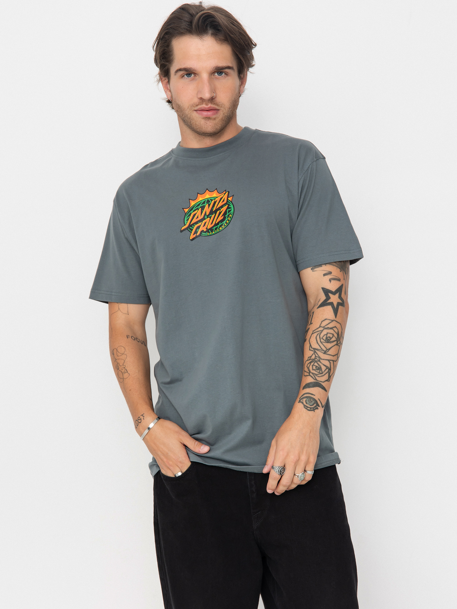 Tričko Santa Cruz Kendall End Of The Dot (storm grey)