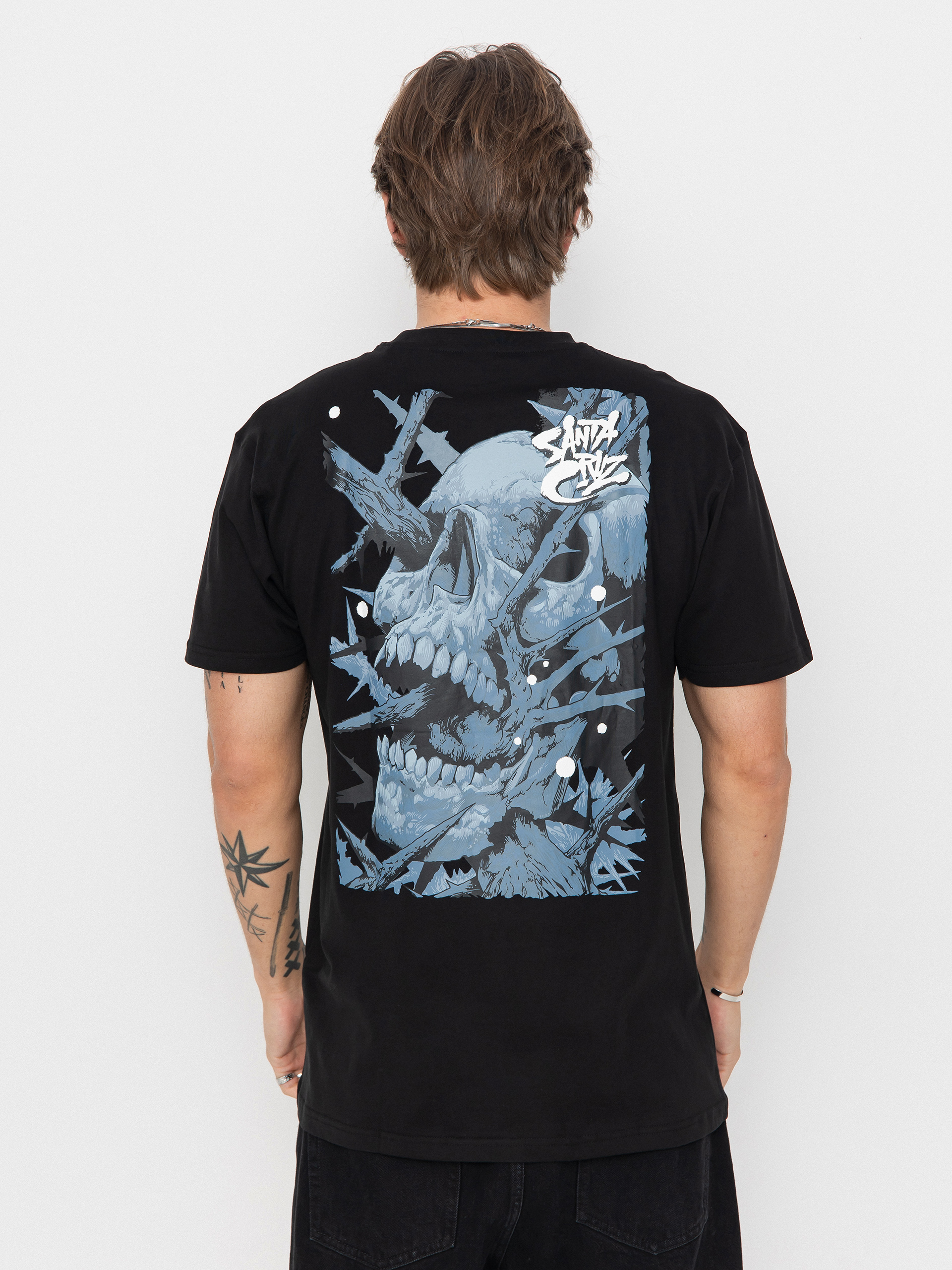 Tričko Santa Cruz Pace Deathtrap (black)