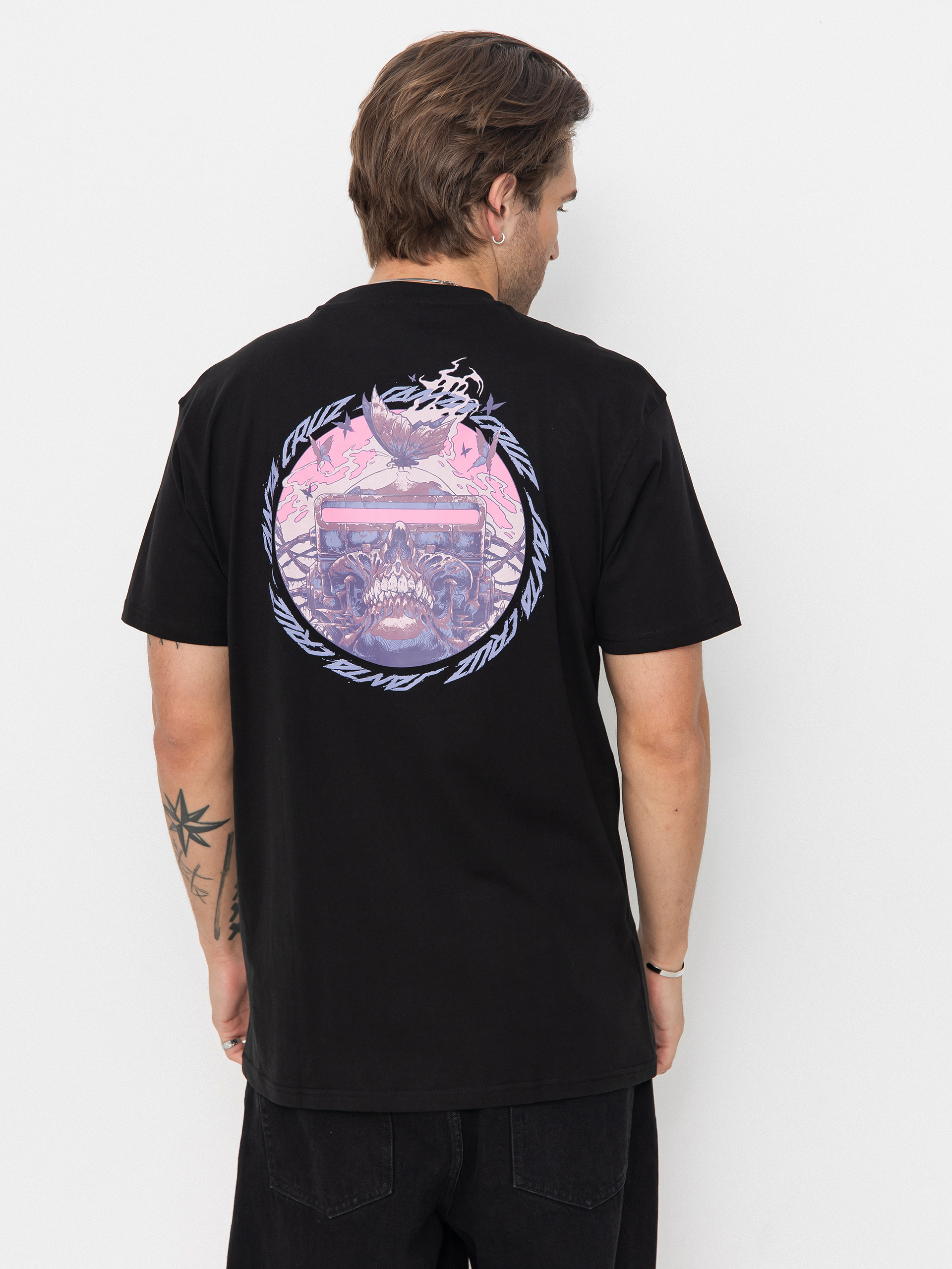 Tričko Santa Cruz Wooten Cyber (black)