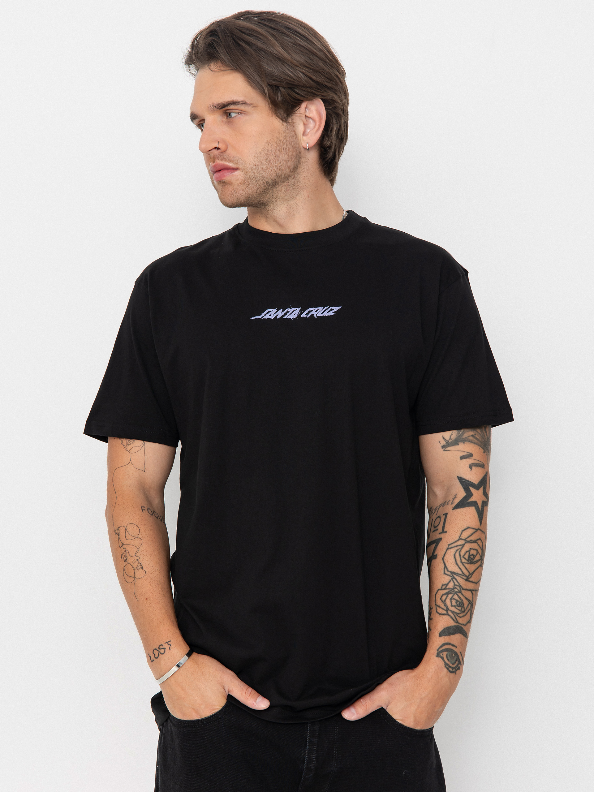 Tričko Santa Cruz Wooten Cyber (black)